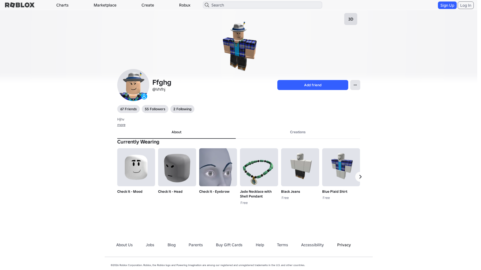 Screenshot of www.roblox.com.am