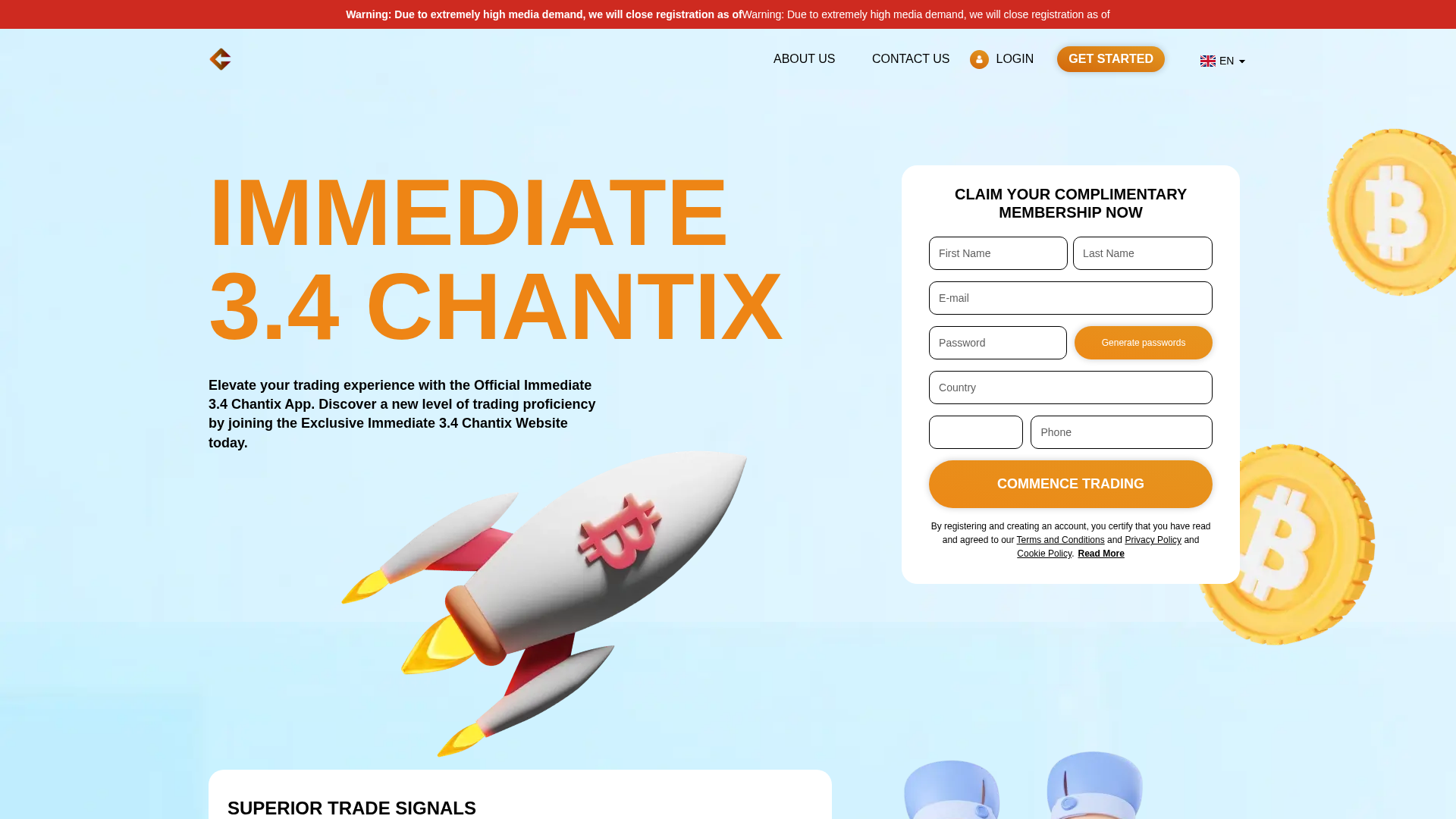 Screenshot of immediate3chantix-com.financecryptoworld.com