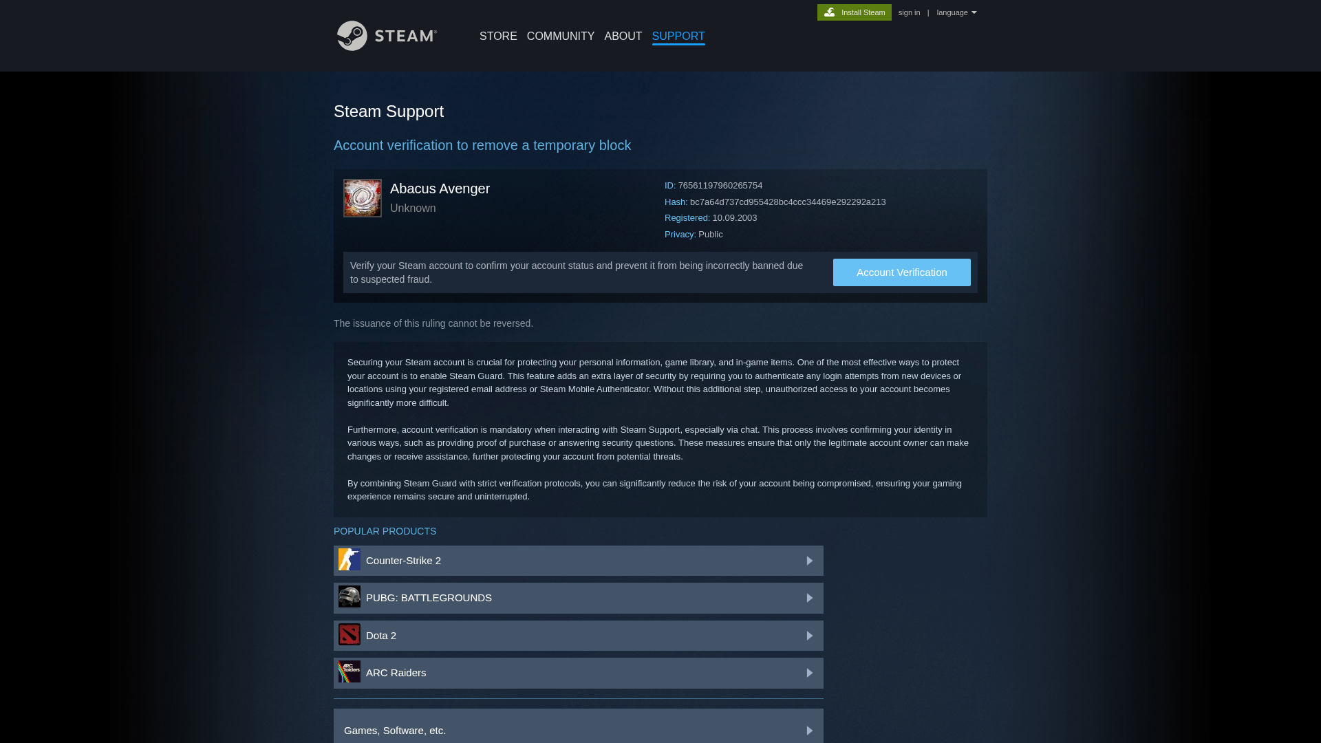 Screenshot of help.valverestore.com