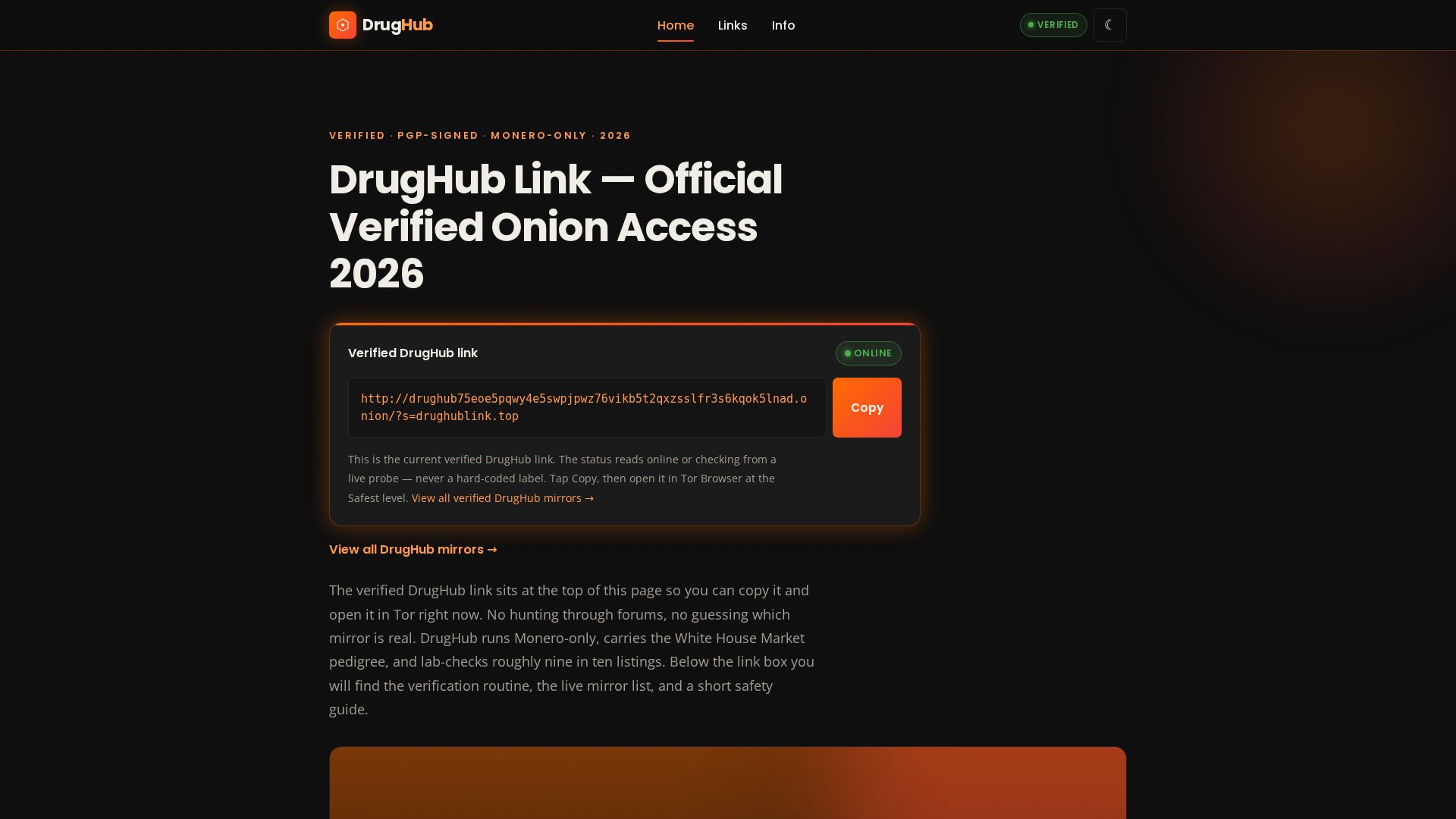 Screenshot of drughublink.top