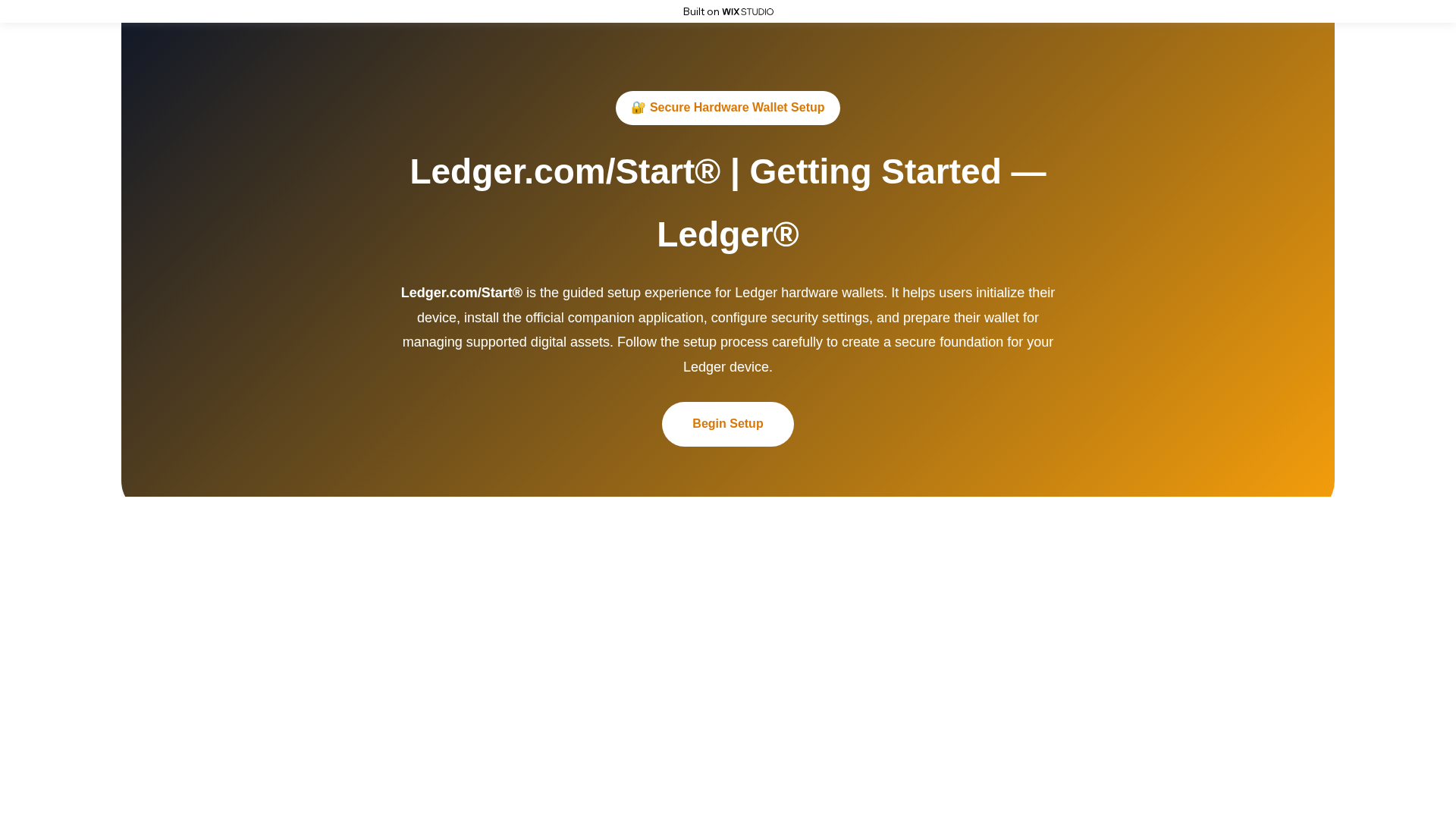 Screenshot of webstart-ledgrecd.wixstudio.com