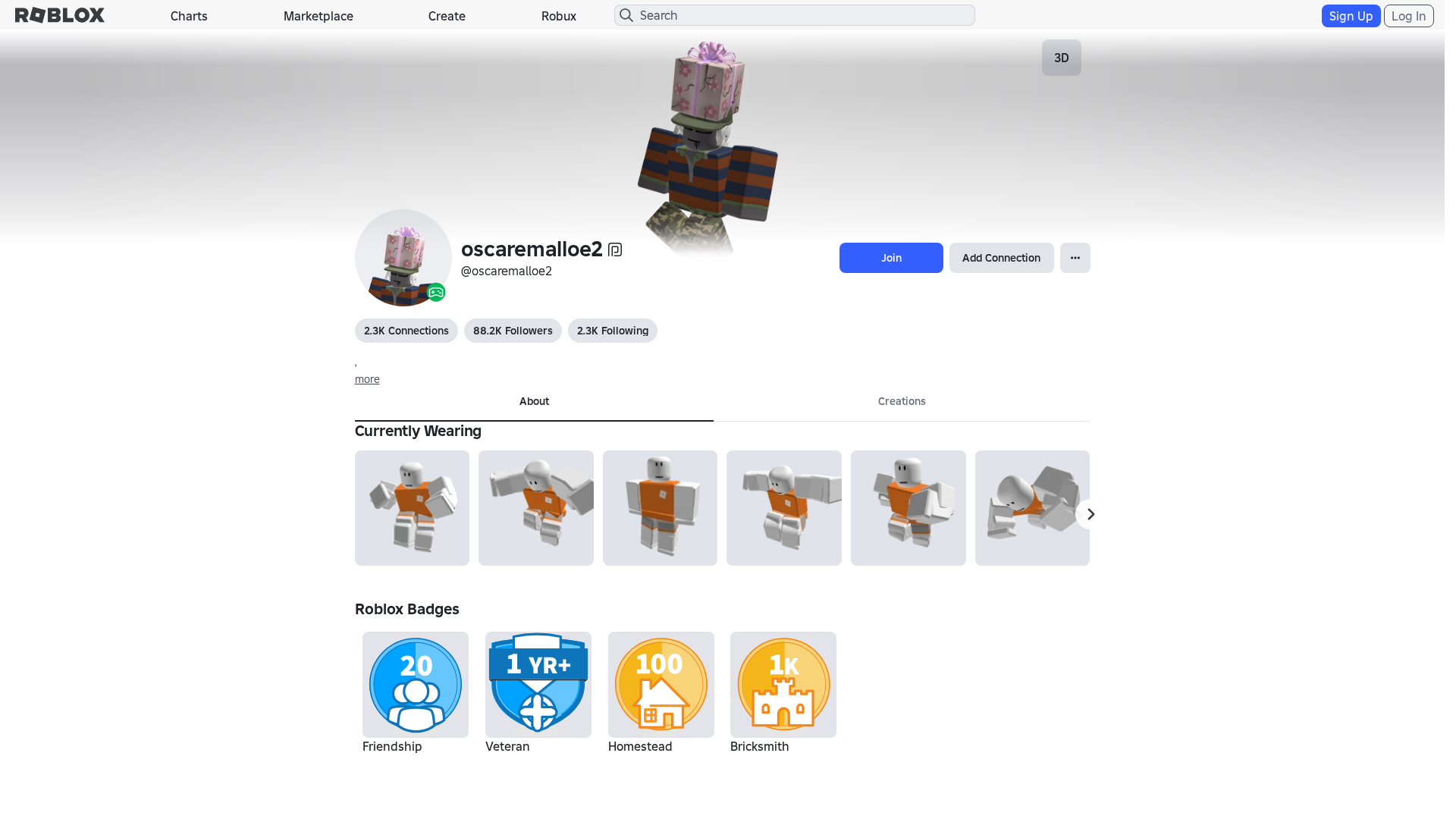 Screenshot of www.roblox.com.mu
