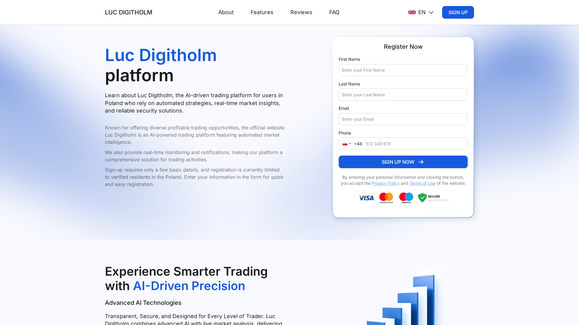 Screenshot of luc-digitholm.com
