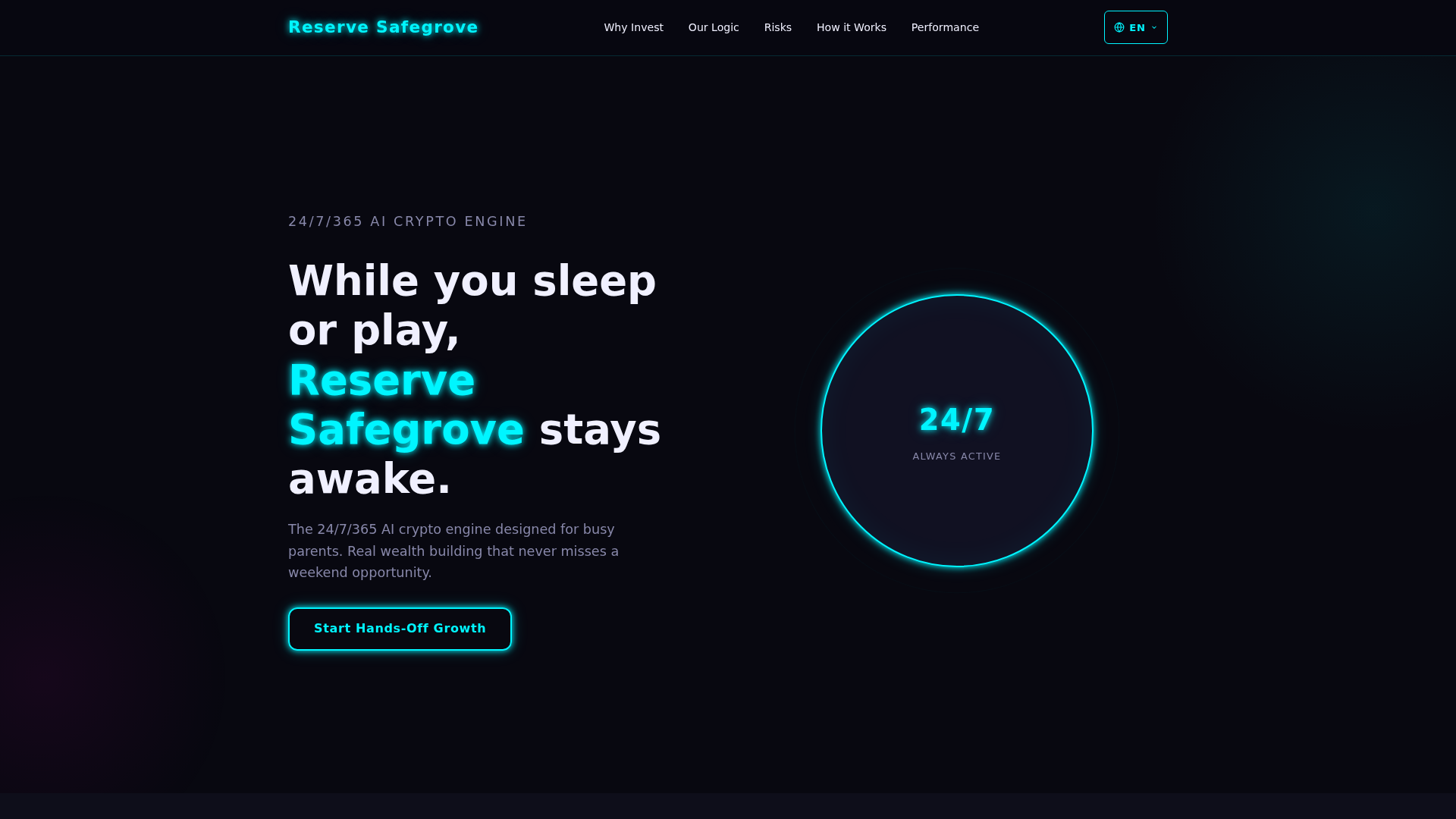 Screenshot of reservesafegrove.com
