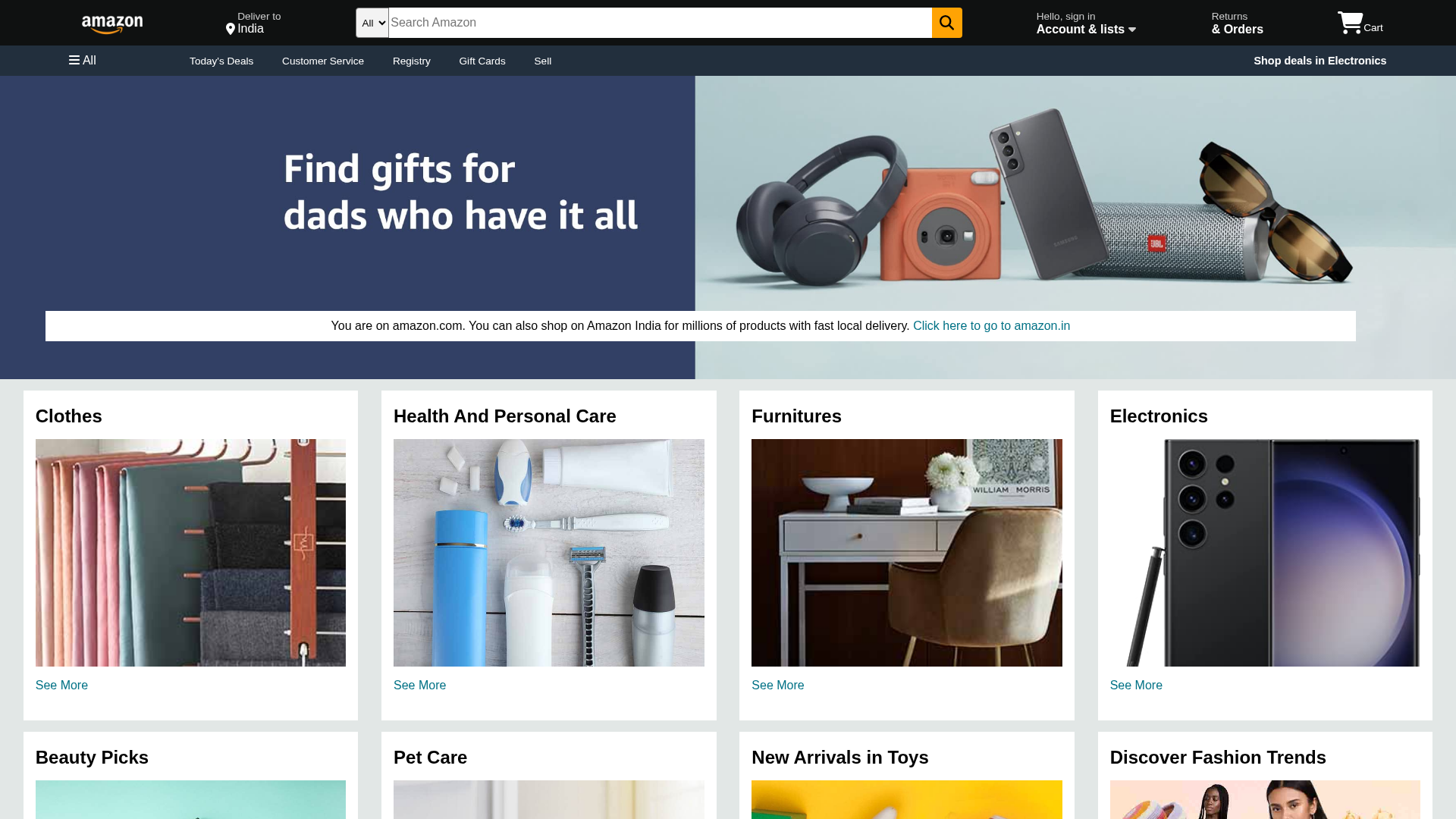 Screenshot of amazon-clone-virid-two-23.vercel.app