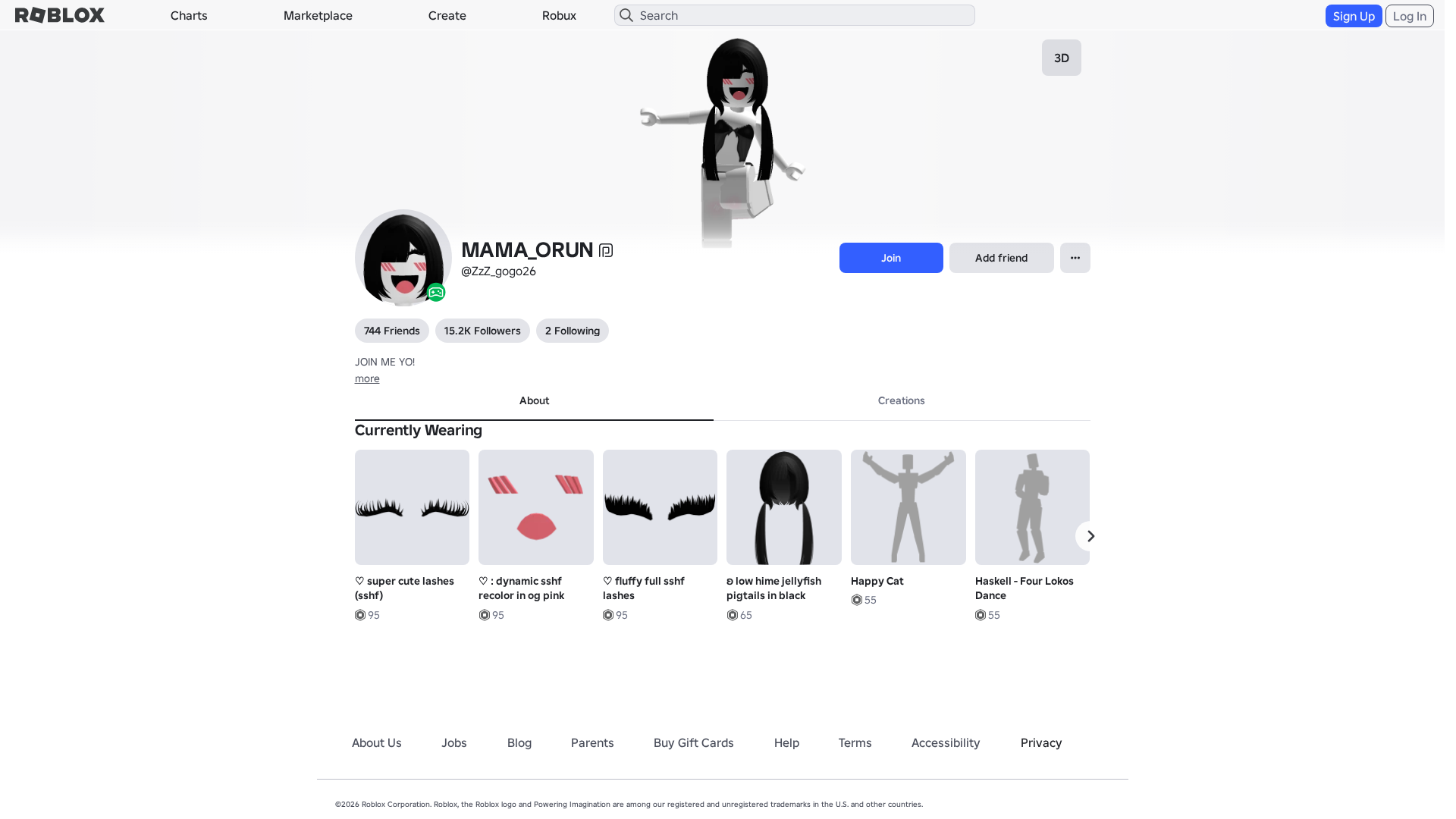 Screenshot of www.roblox.com.am