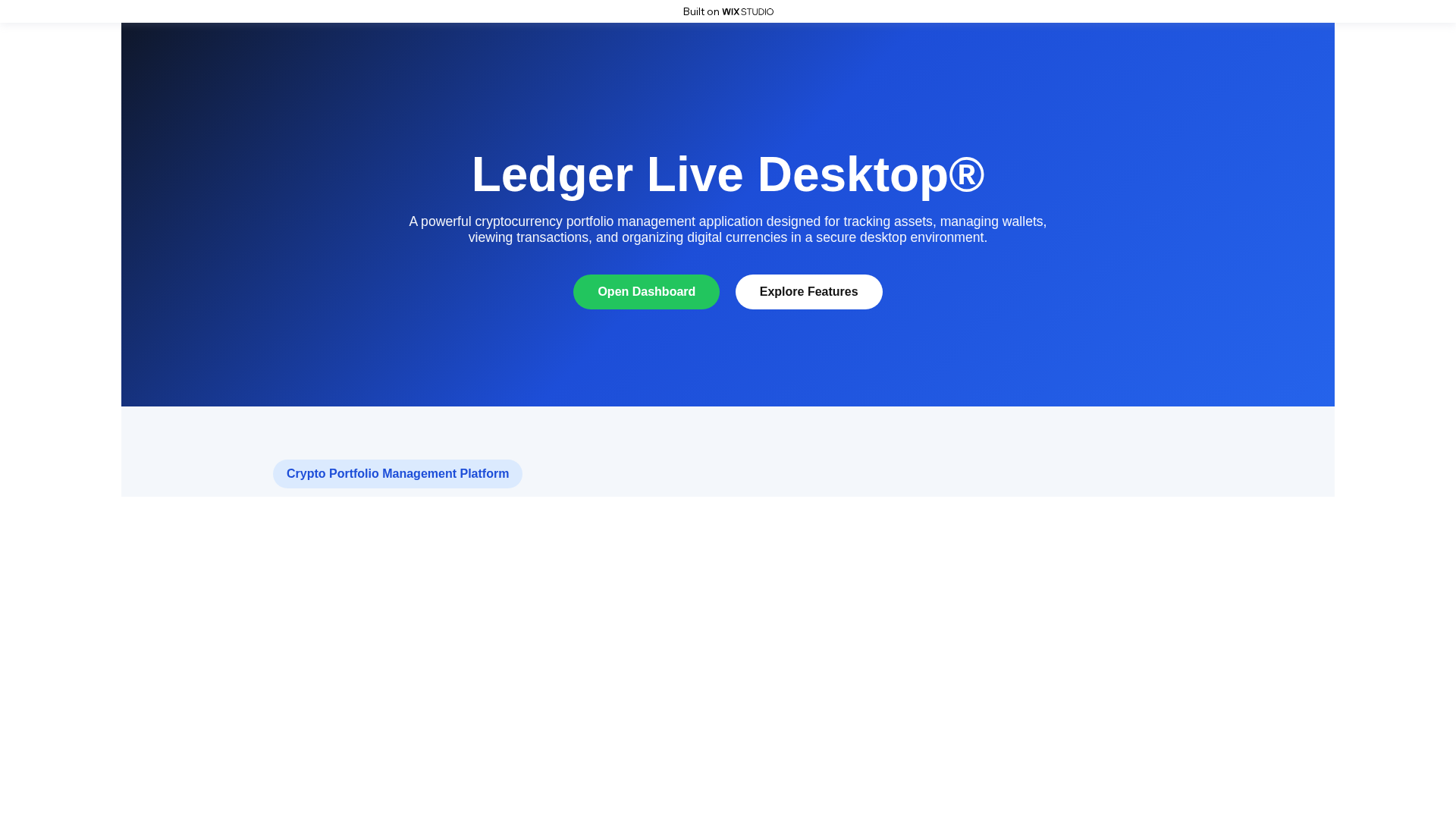 Screenshot of desktop-en-site.wixstudio.com