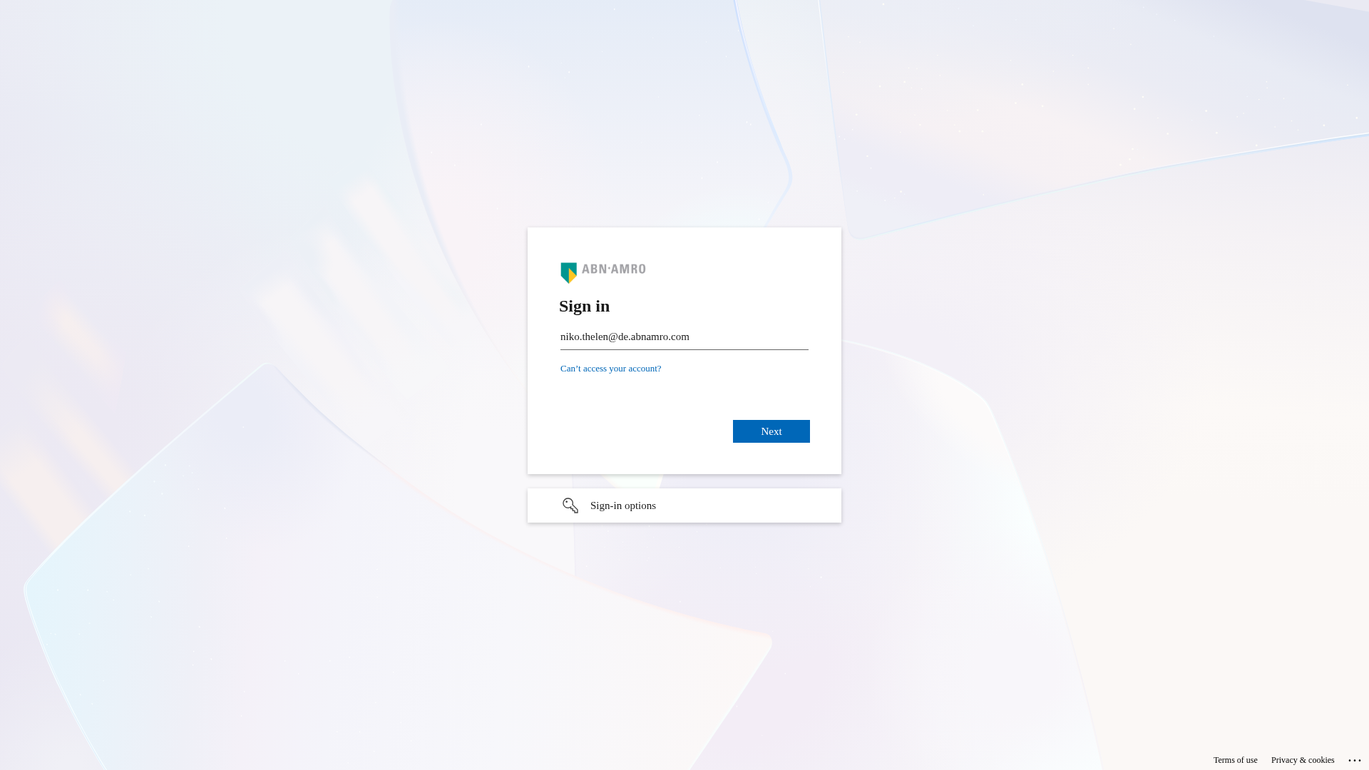 Screenshot of signin.broker