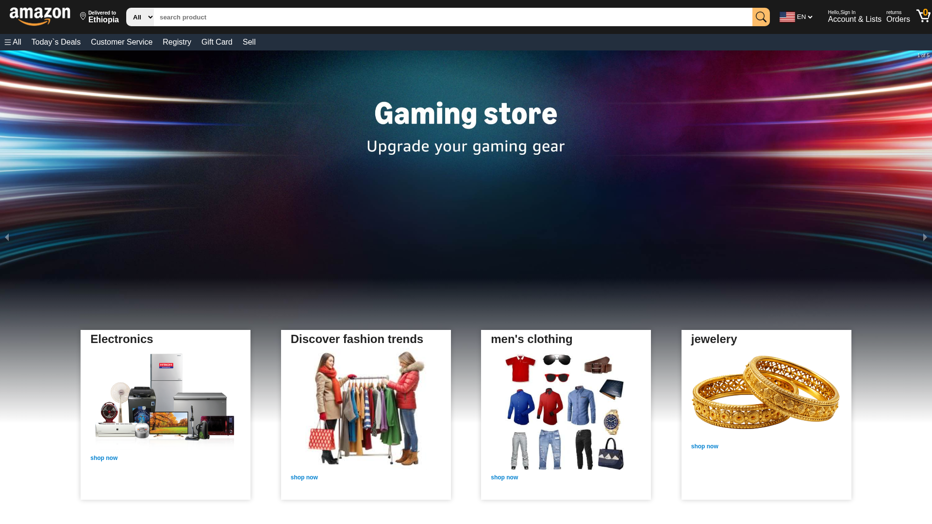 Screenshot of amazon-clone191919.netlify.app