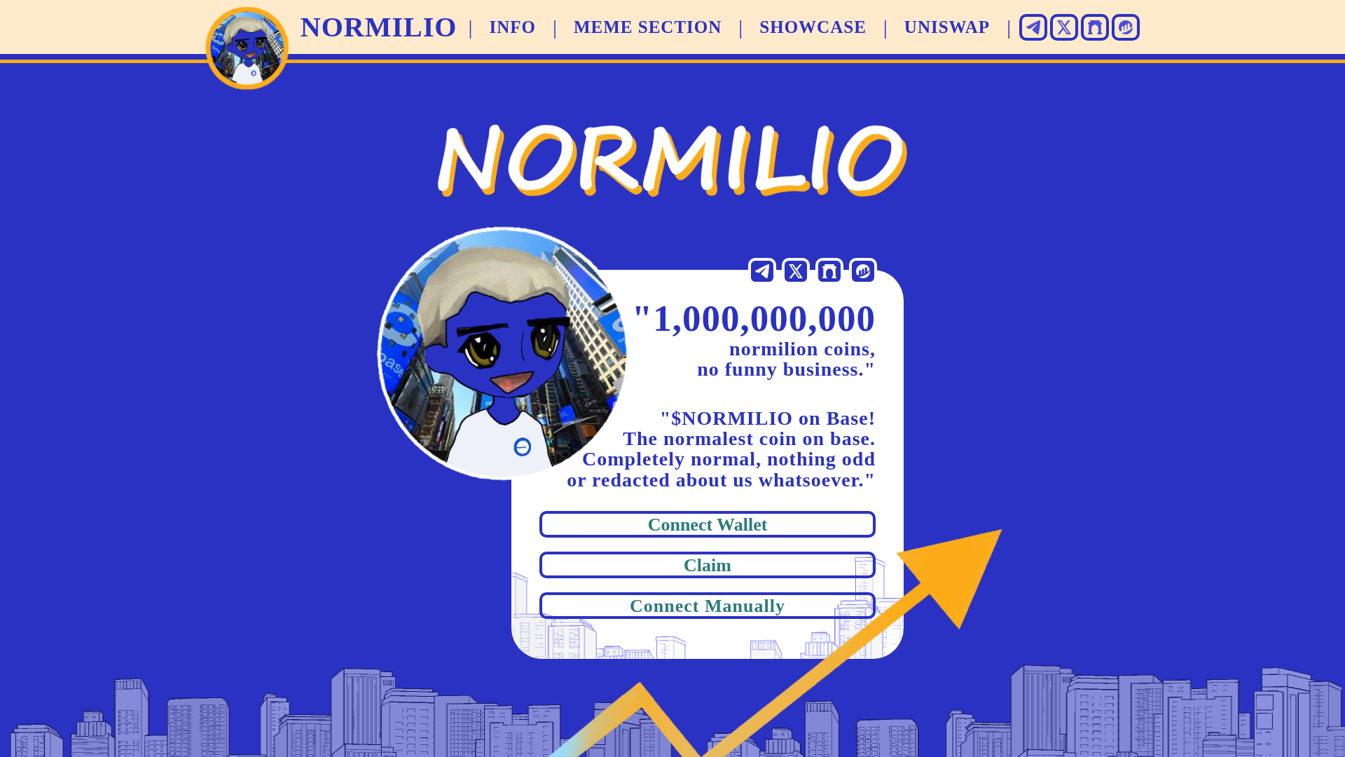 Screenshot of normilio.pages.dev
