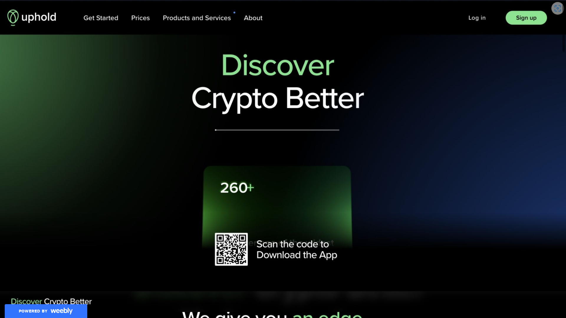 Screenshot of secure-uphold-cdn.weebly.com
