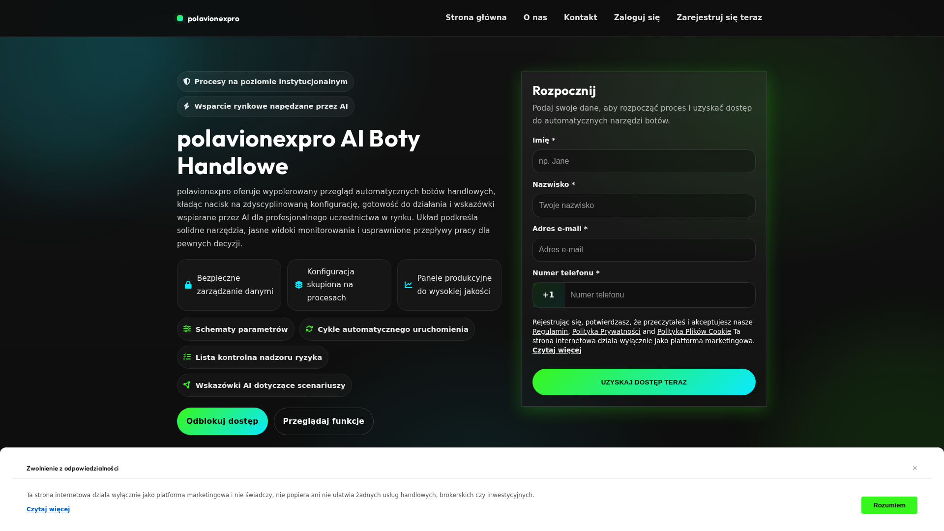 Screenshot of polavionexpro.digital