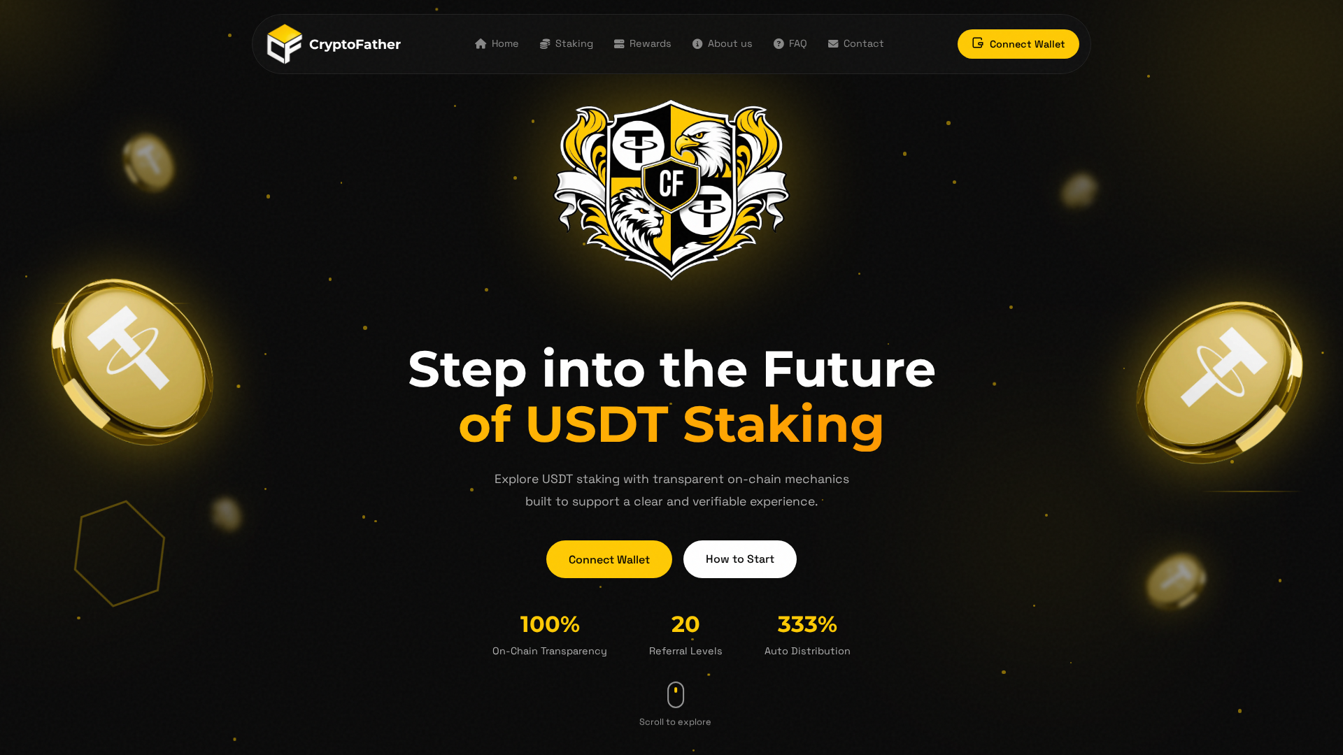 Screenshot of cryptofather.network