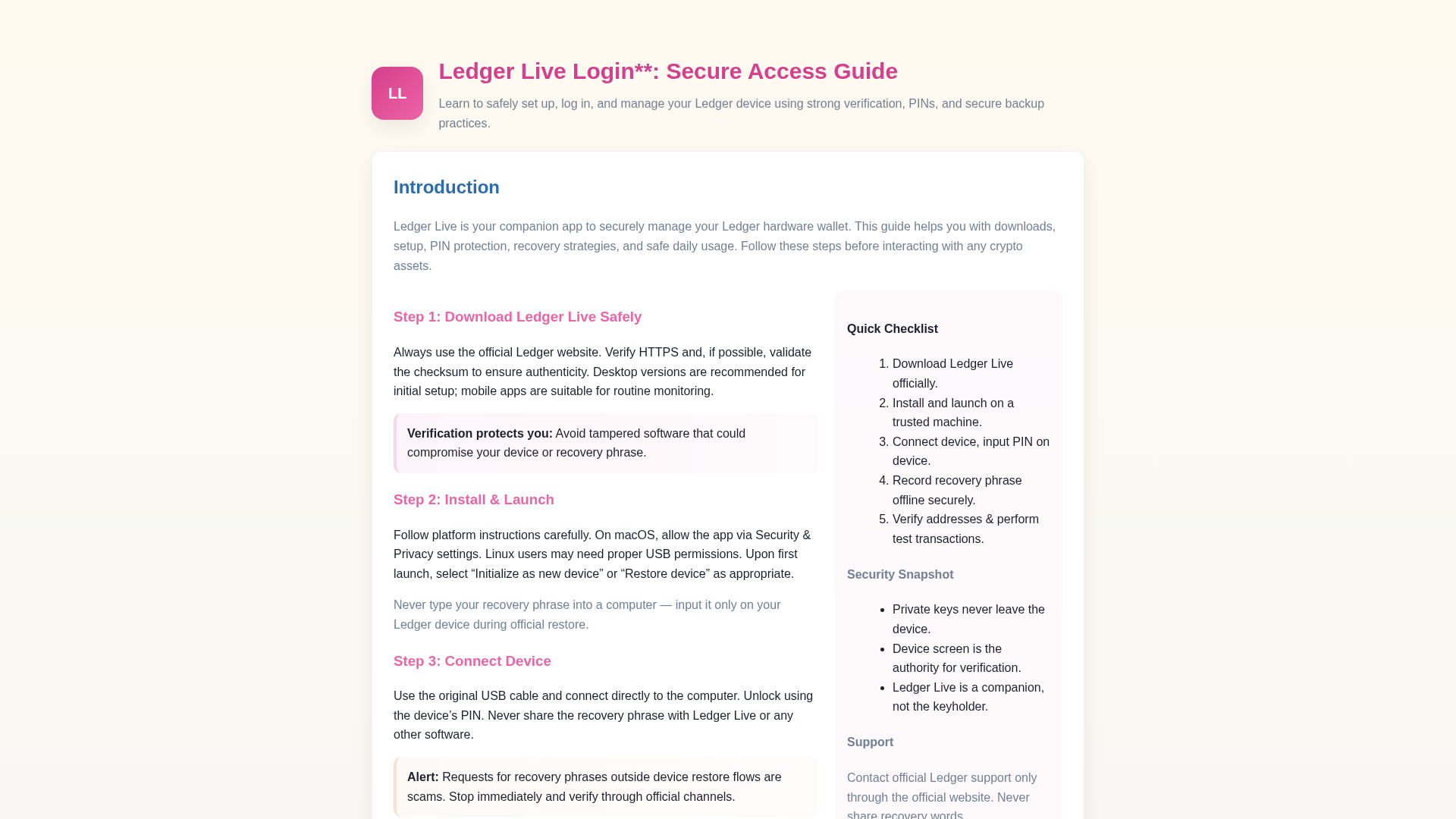 Screenshot of homepage-ledger-en.pages.dev