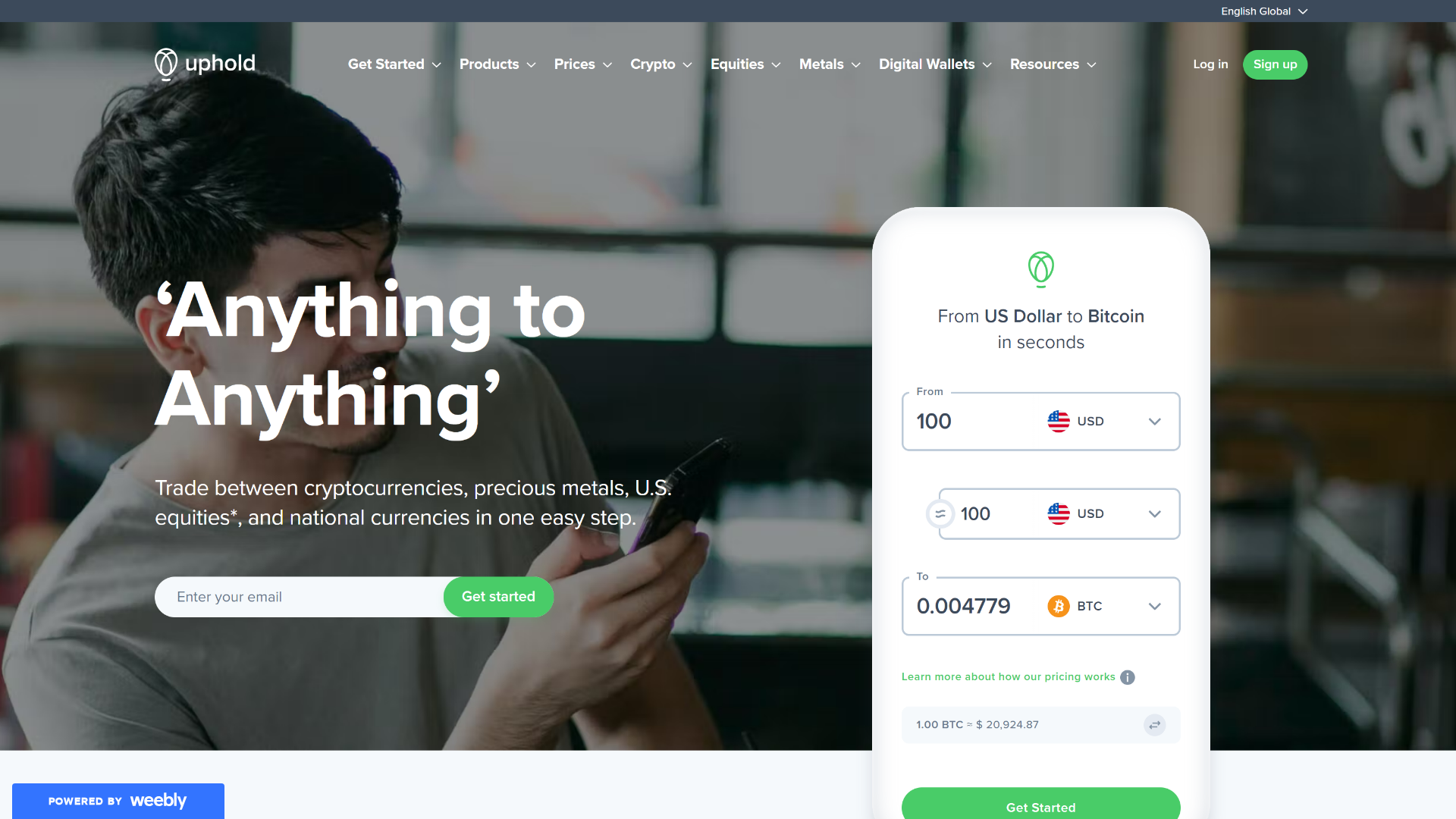 Screenshot of upholld-login.weebly.com