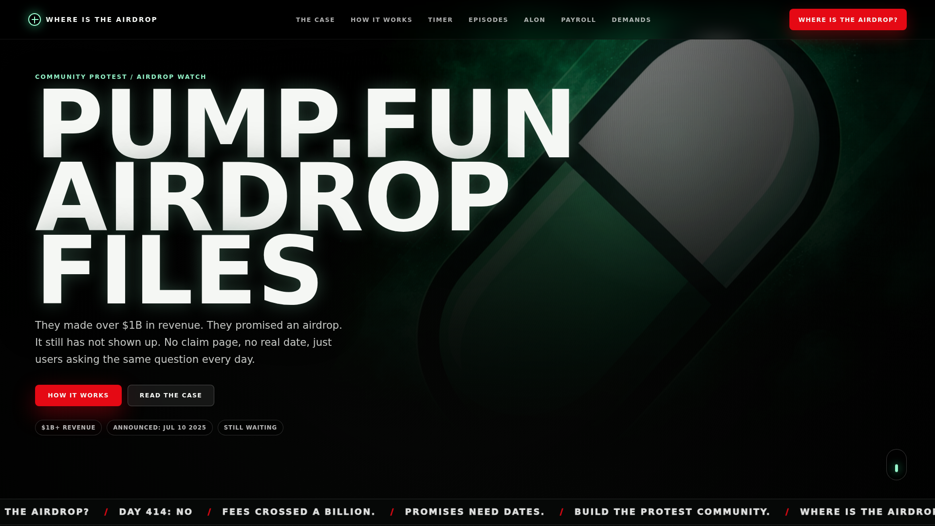 Screenshot of pump-tracker.pages.dev