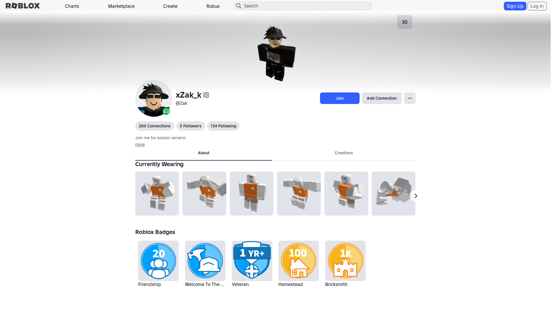 Screenshot of www.roblox.et