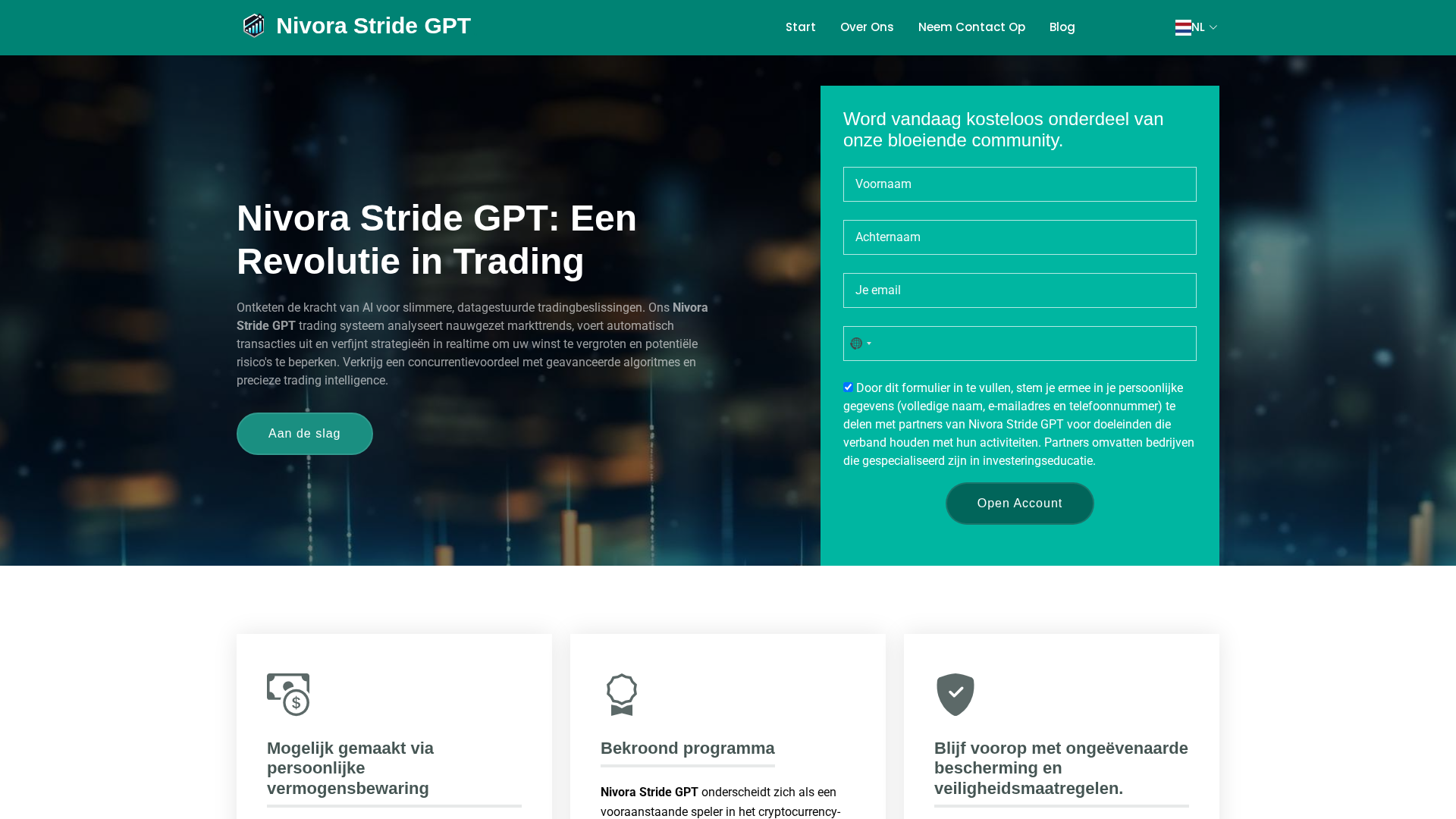 Screenshot of nivorastridegpt.org