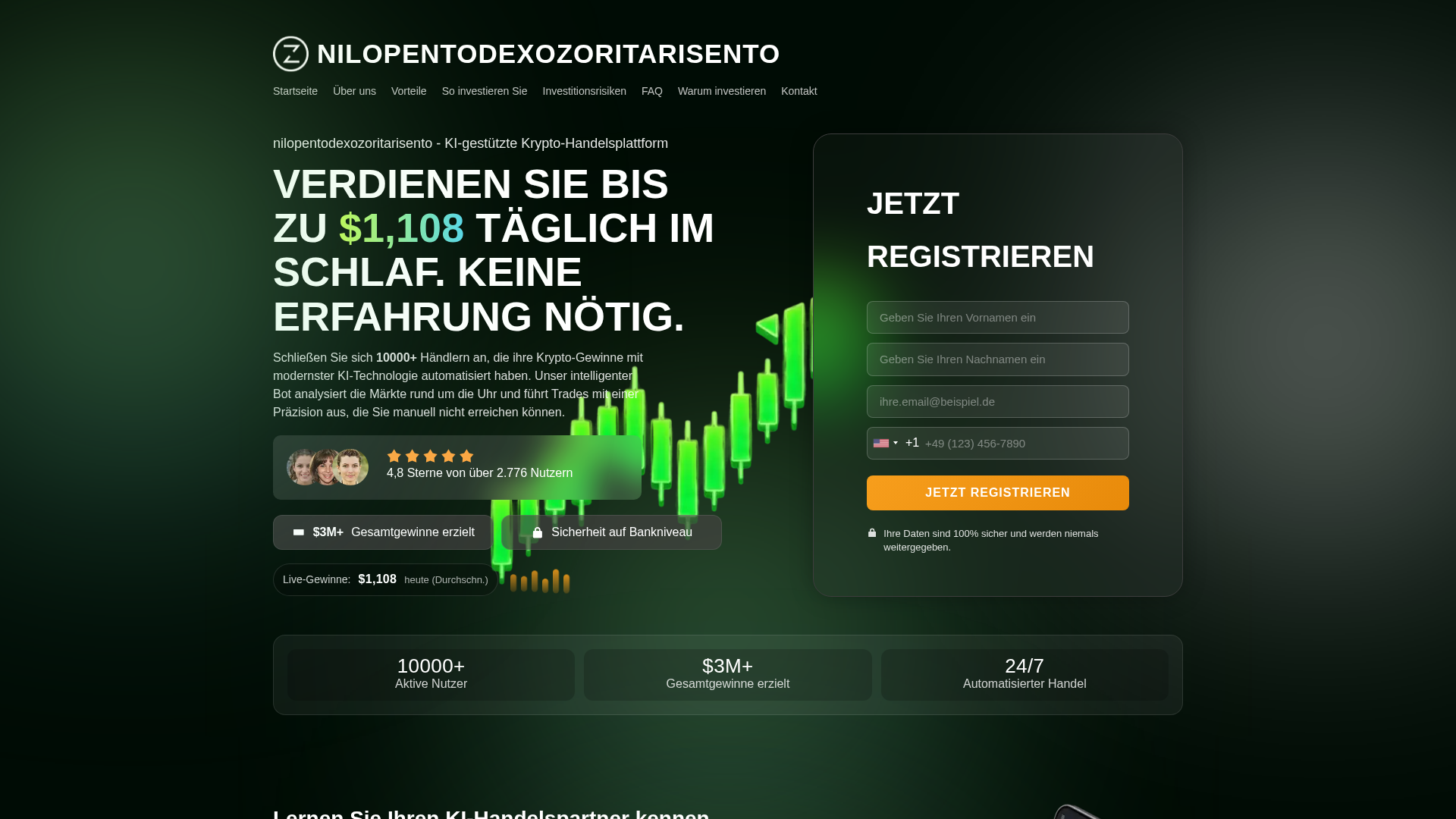 Screenshot of nilopentodexozoritarisento.de