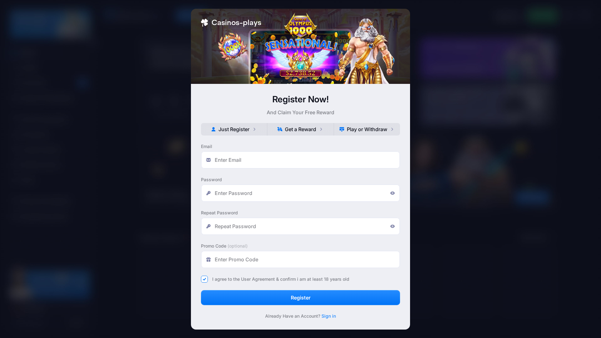 Screenshot of casinos-plays.com