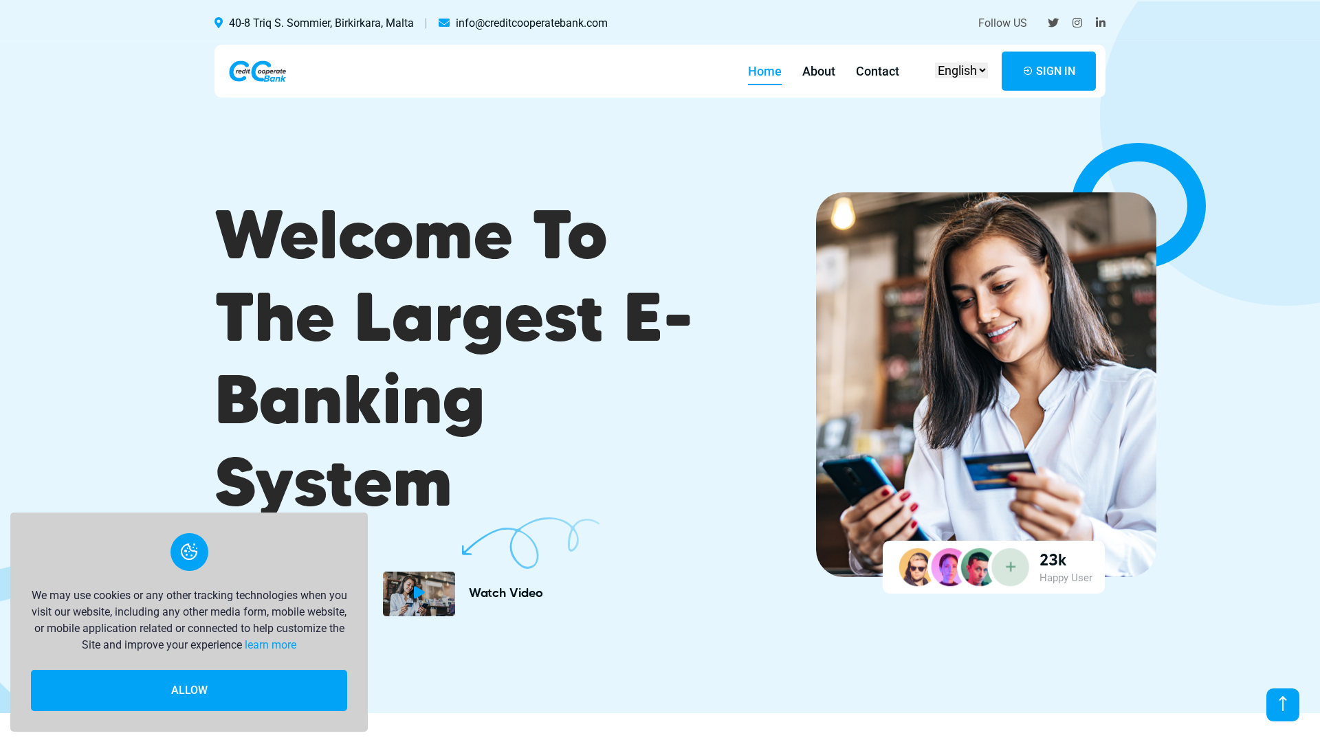 Screenshot of creditcooperatebank.com