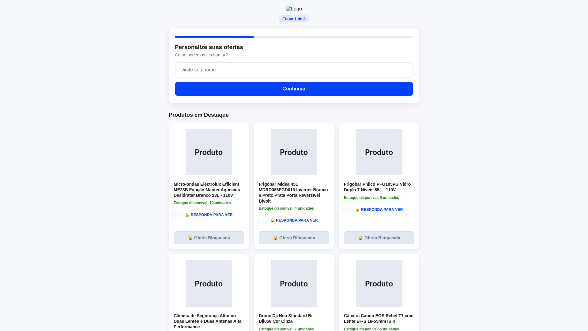 Screenshot of queima-de-estoque.agorabr.top