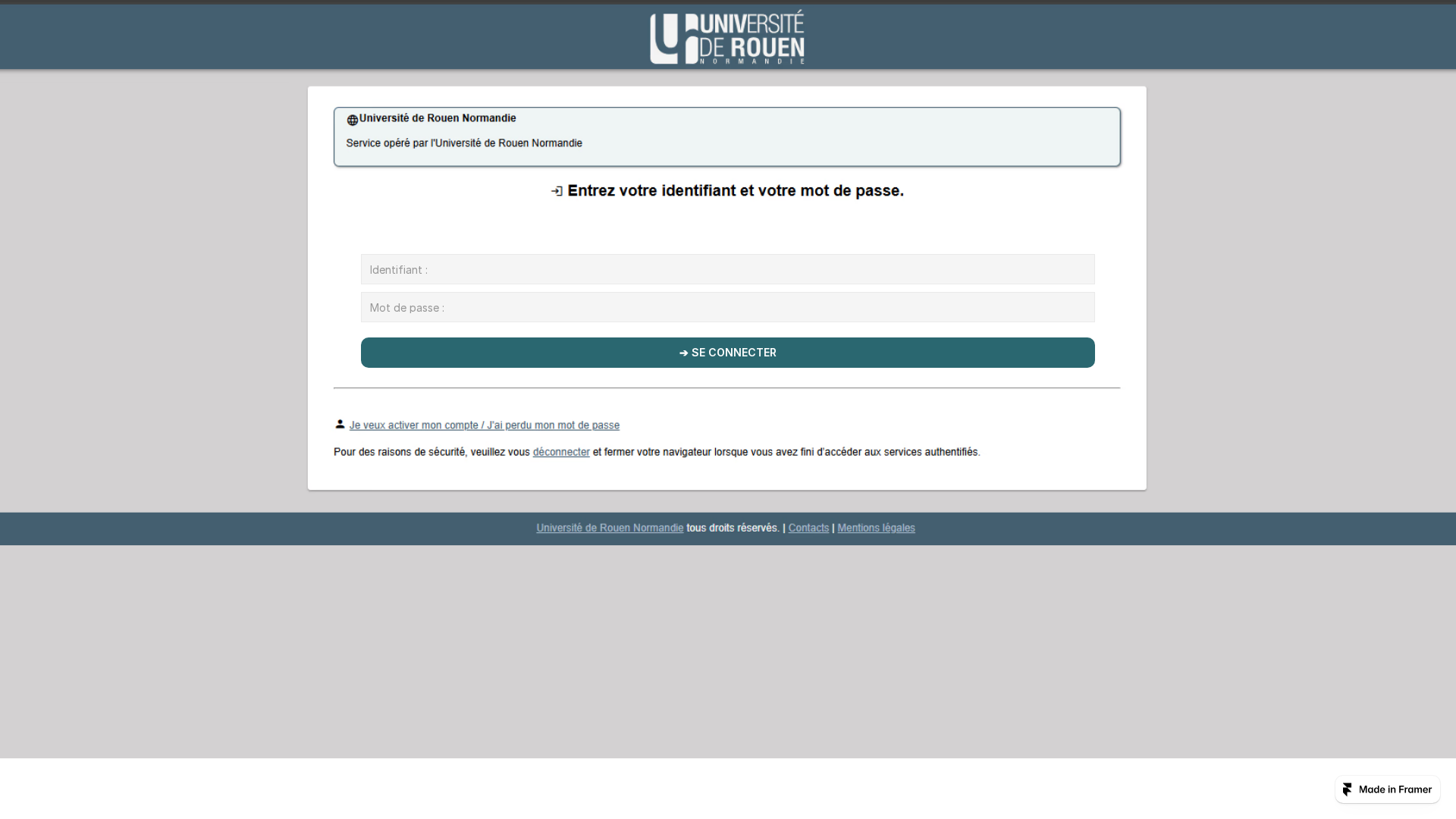 Screenshot of cas-univ-rouen-fr.framer.website