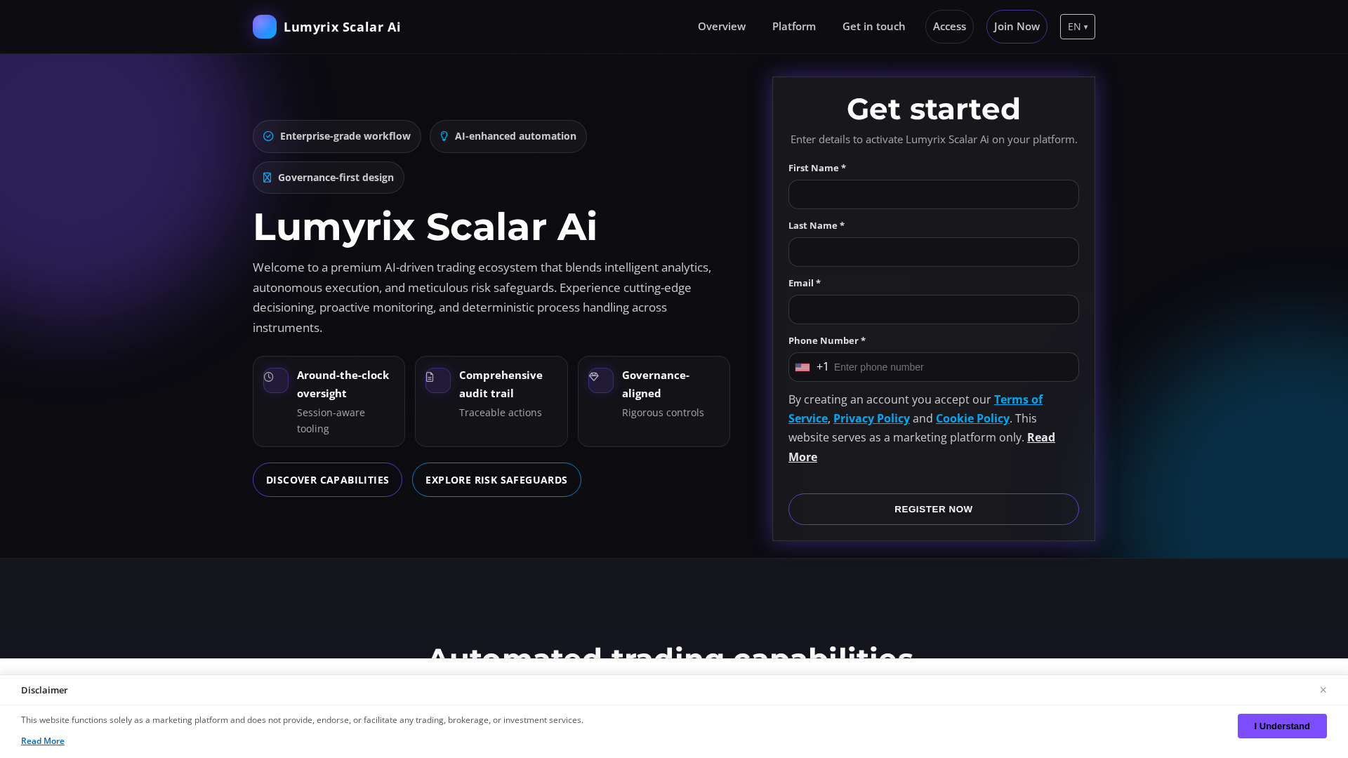 Screenshot of lumyrixscalaraipro.com
