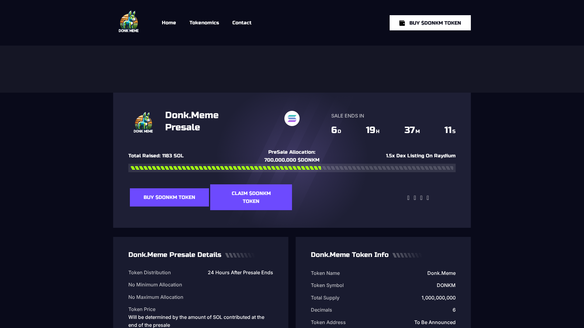 Screenshot of donk-meme.pages.dev