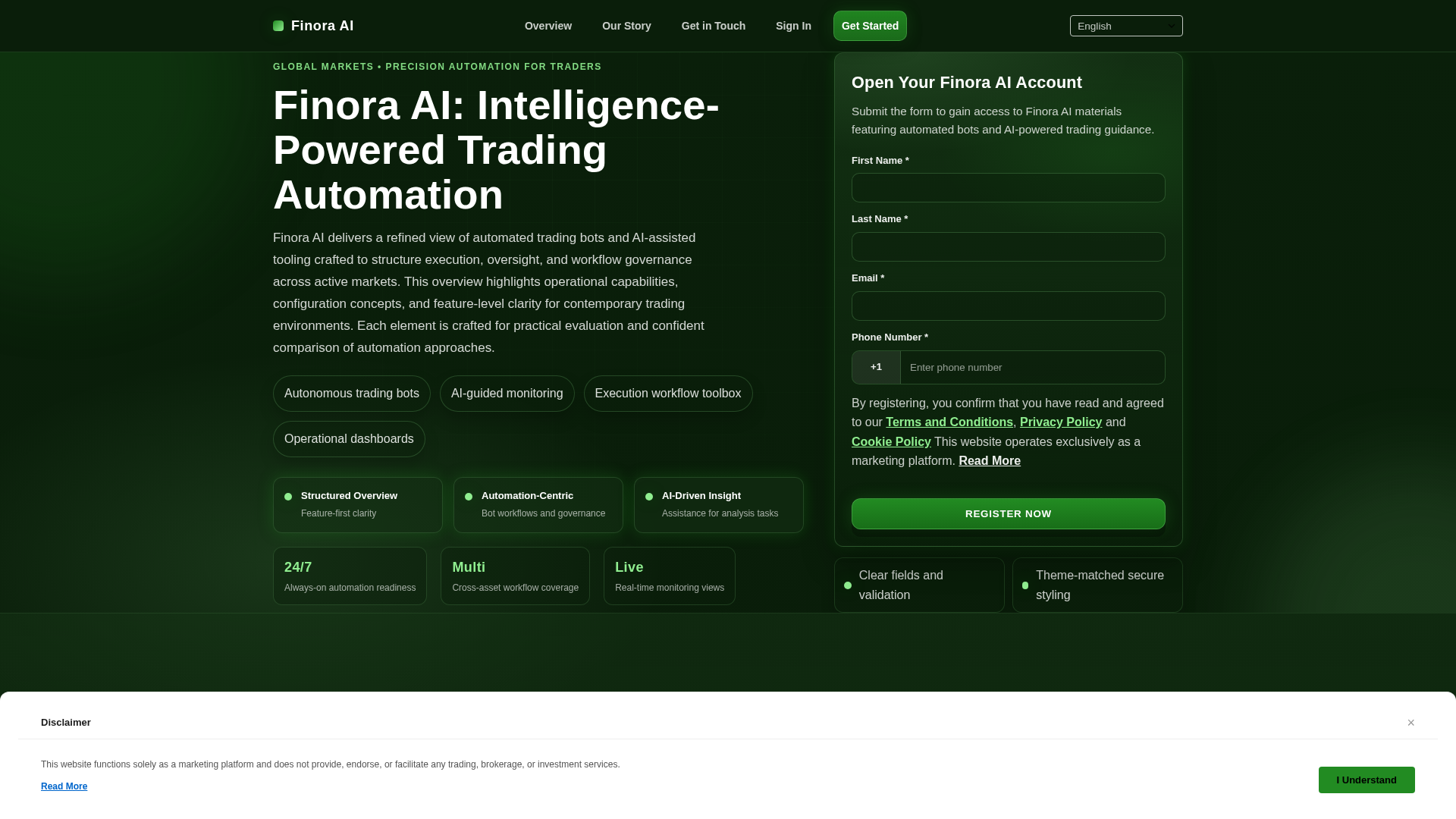Screenshot of finoraai.shop