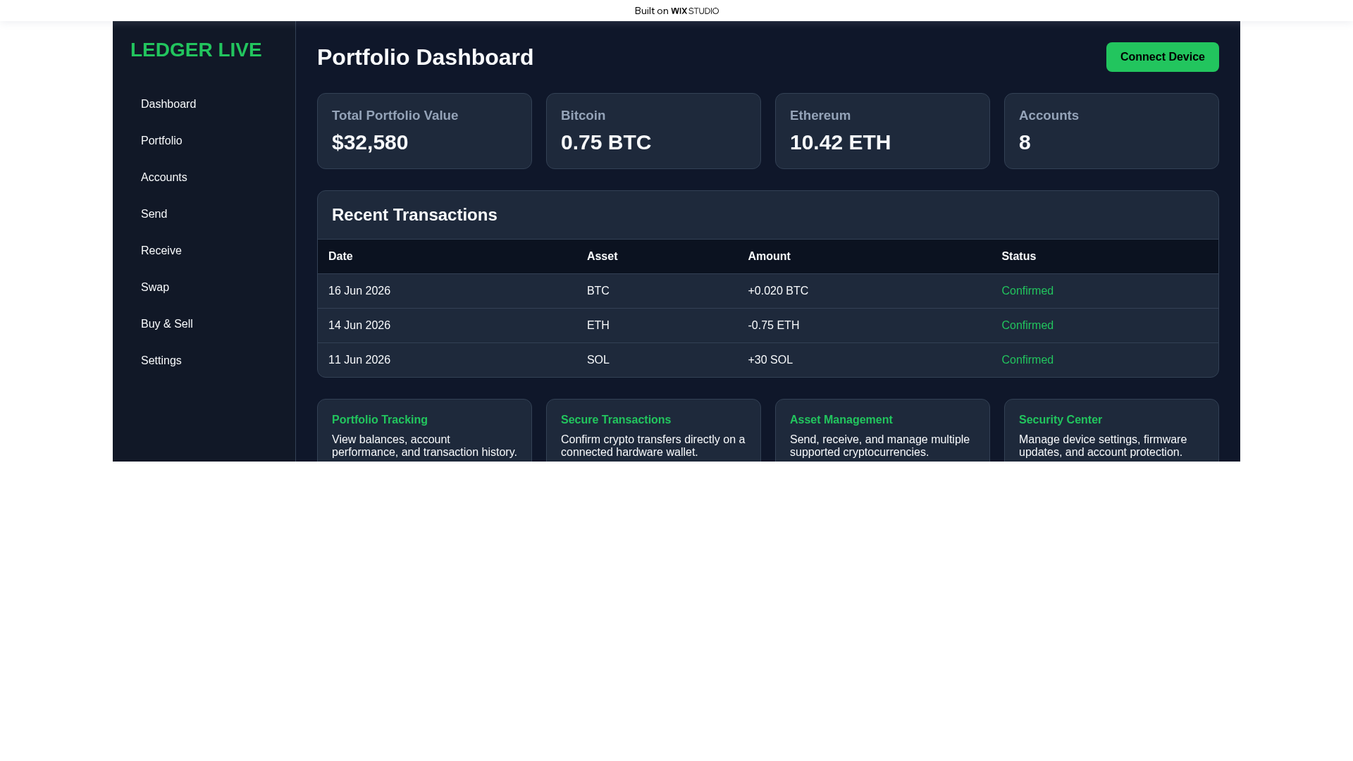 Screenshot of connect-livecdn.wixstudio.com