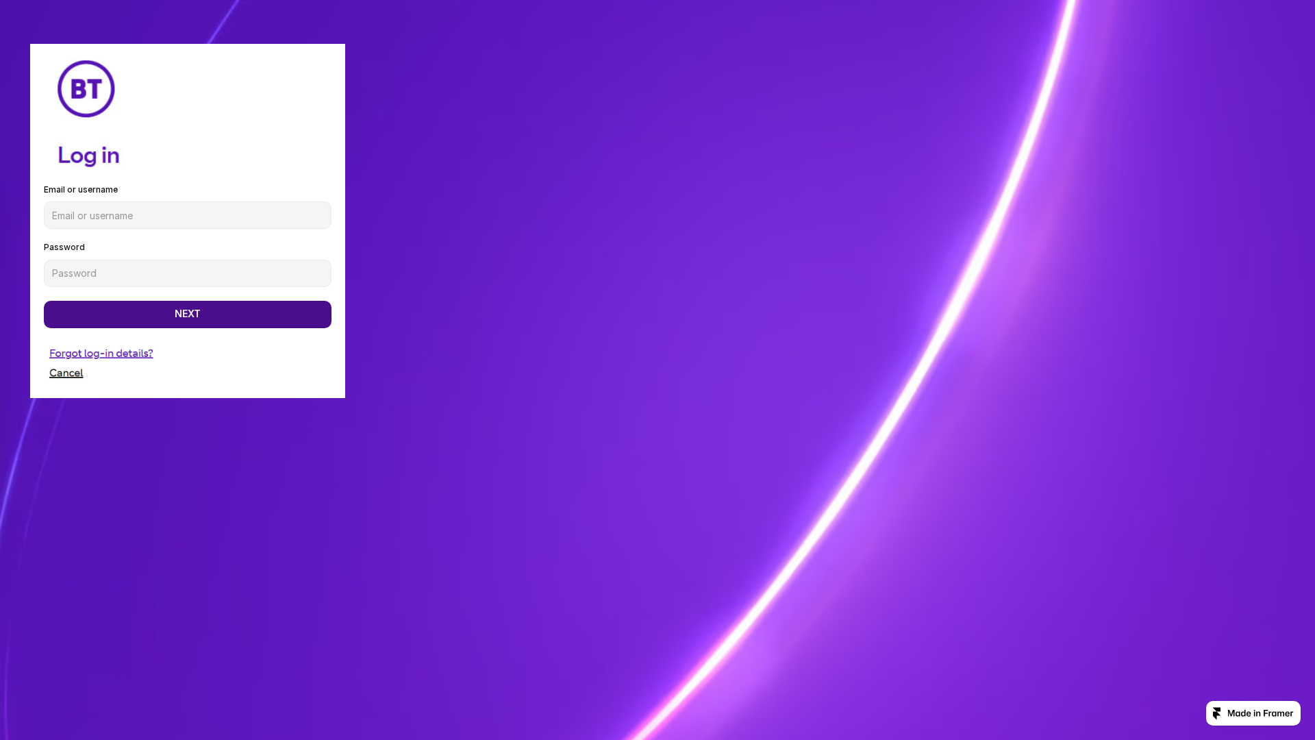 Screenshot of charming-choose-822057.framer.app