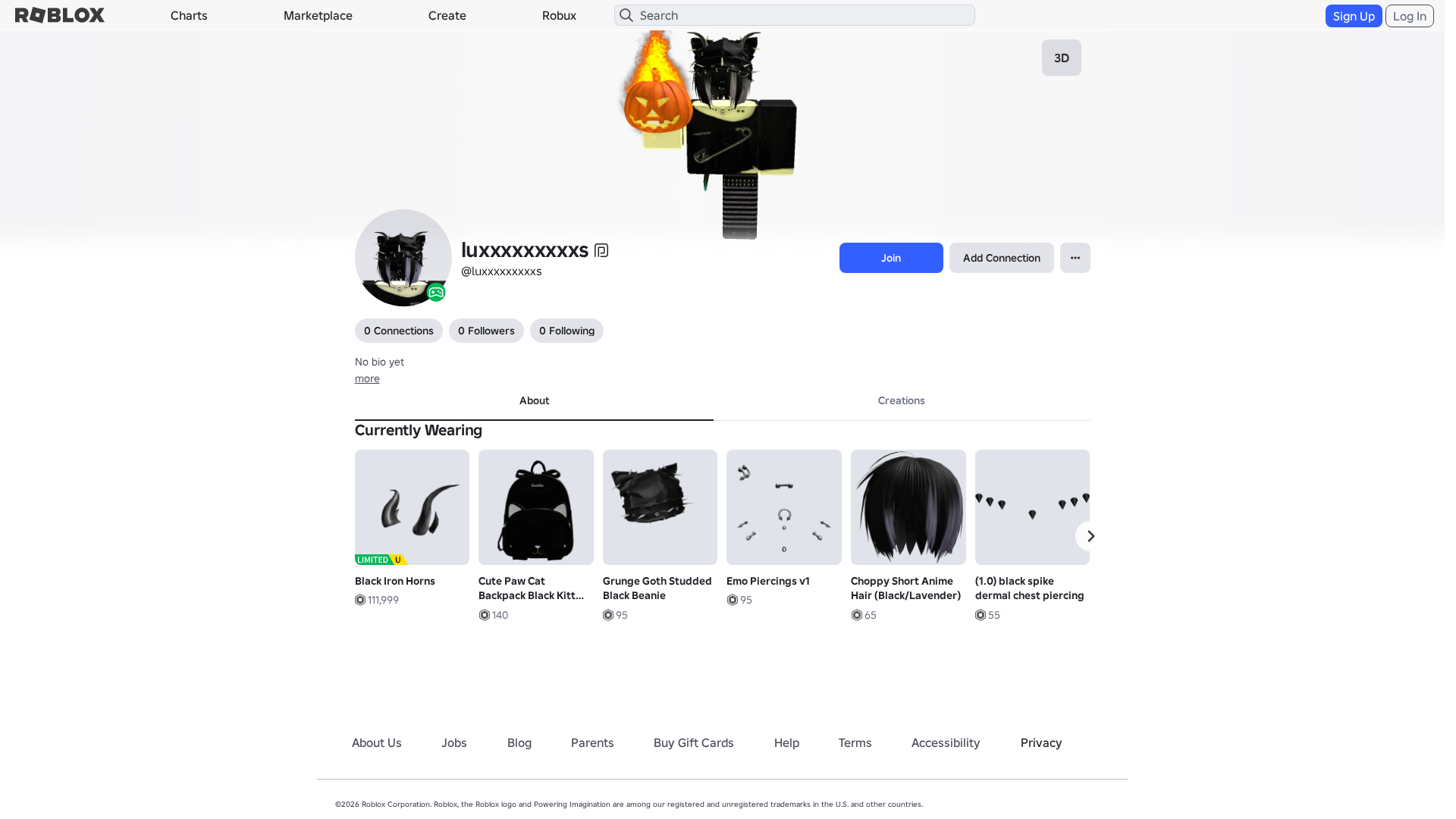 Screenshot of www.roblox.com.ml