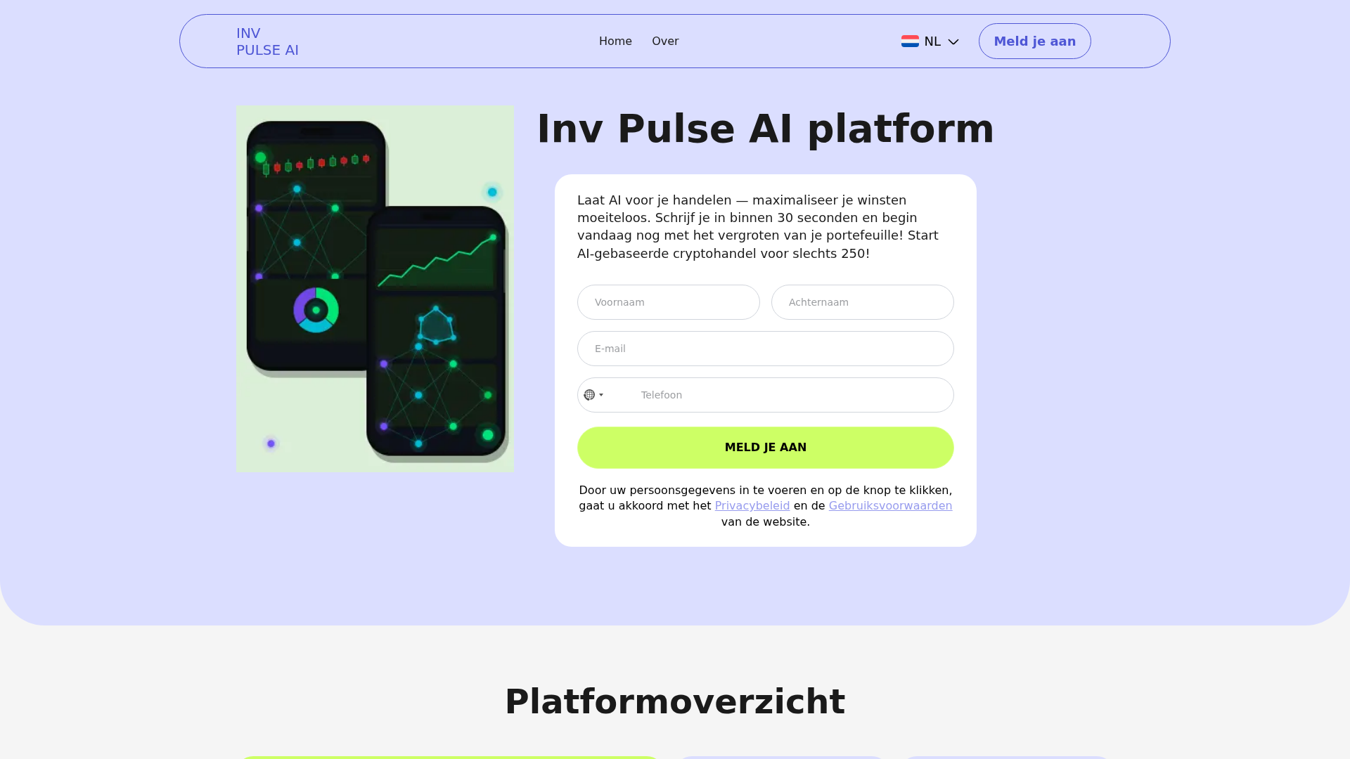 Screenshot of invpulseai.live