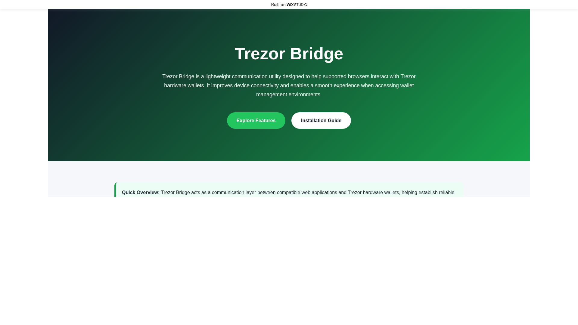 Screenshot of live-bridgecdn.wixstudio.com