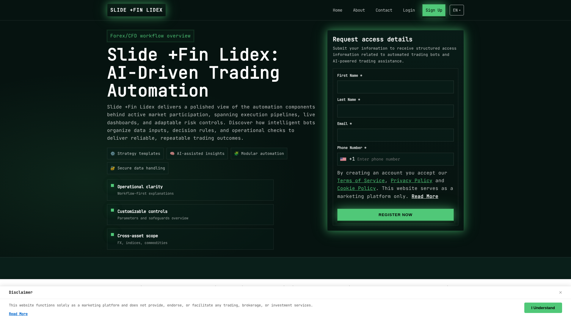 Screenshot of slidefinlidex.digital