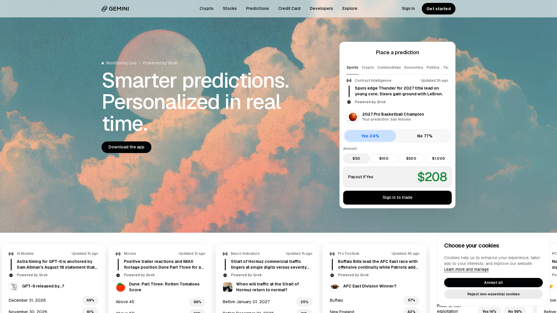 Screenshot of 991823-gemini.com