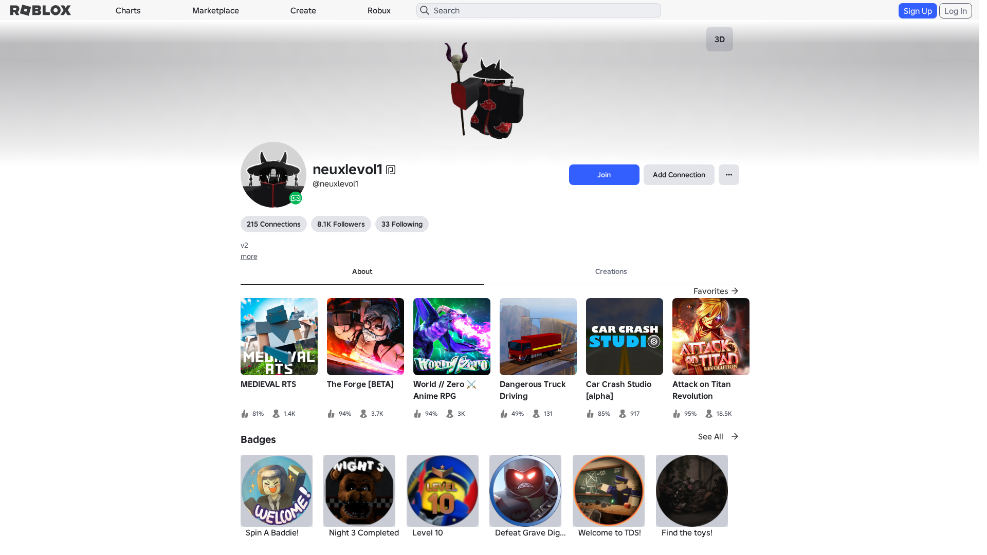 Screenshot of www.roblx.me