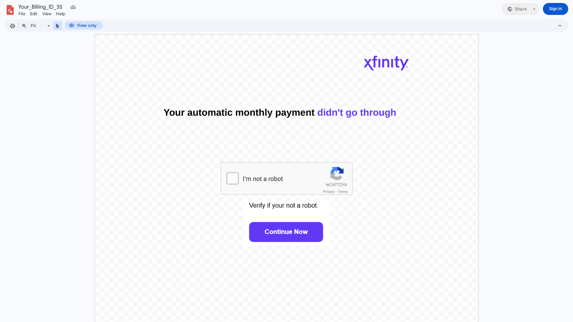 Screenshot of docs.google.com