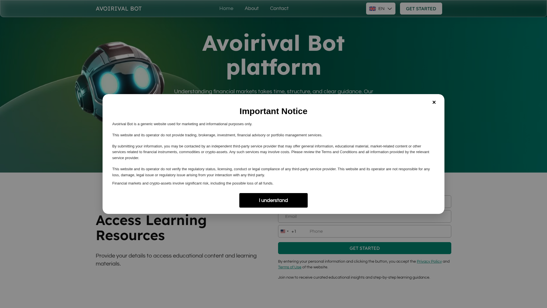Screenshot of avoirivalbot.live