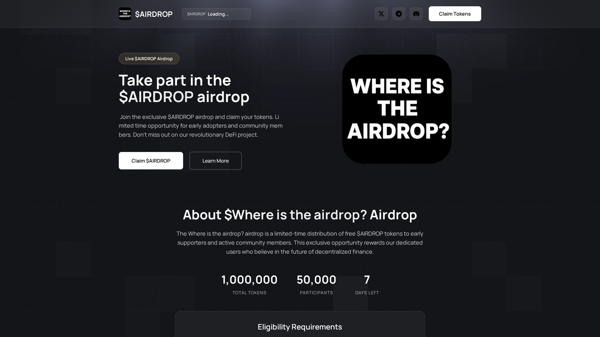 Screenshot of airdrop-rewards.pages.dev