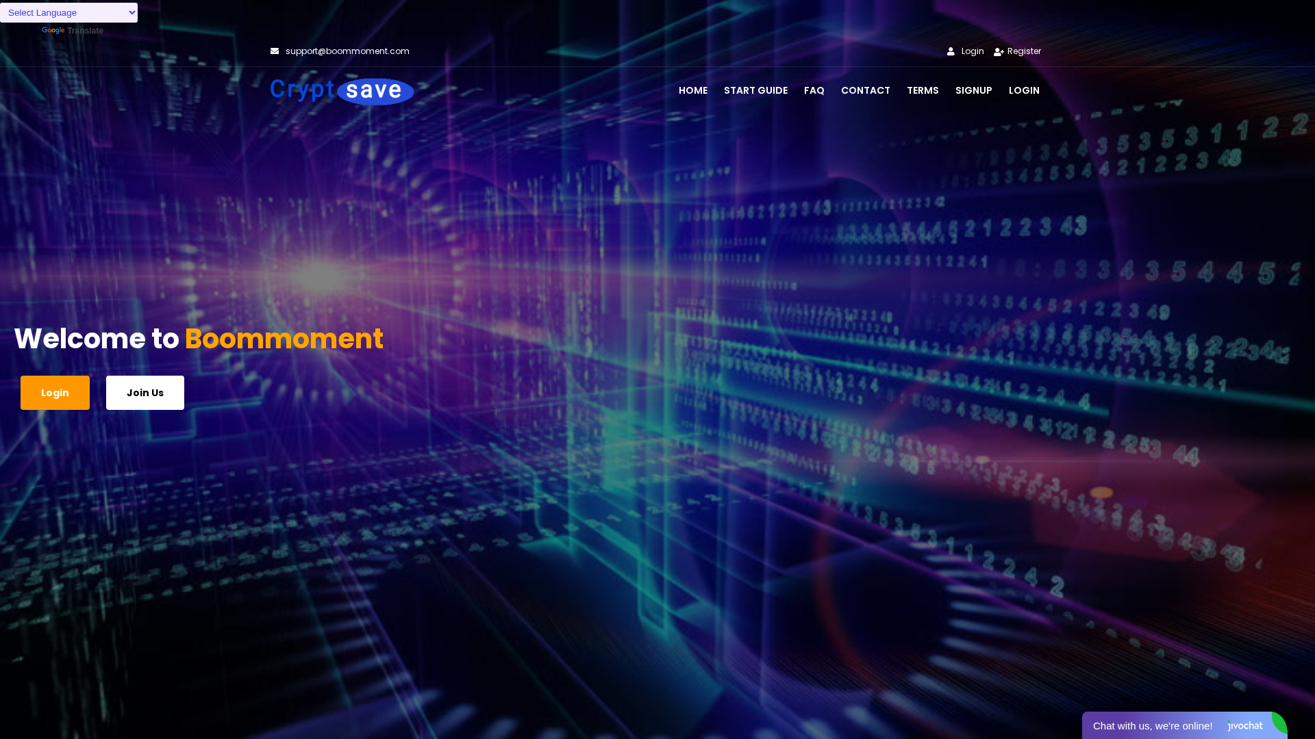 Screenshot of boommoment.com