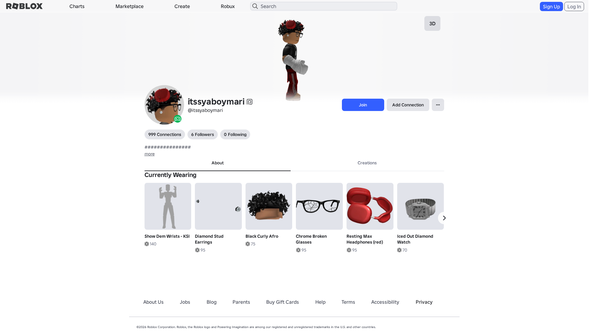 Screenshot of www.roblox.com.ml