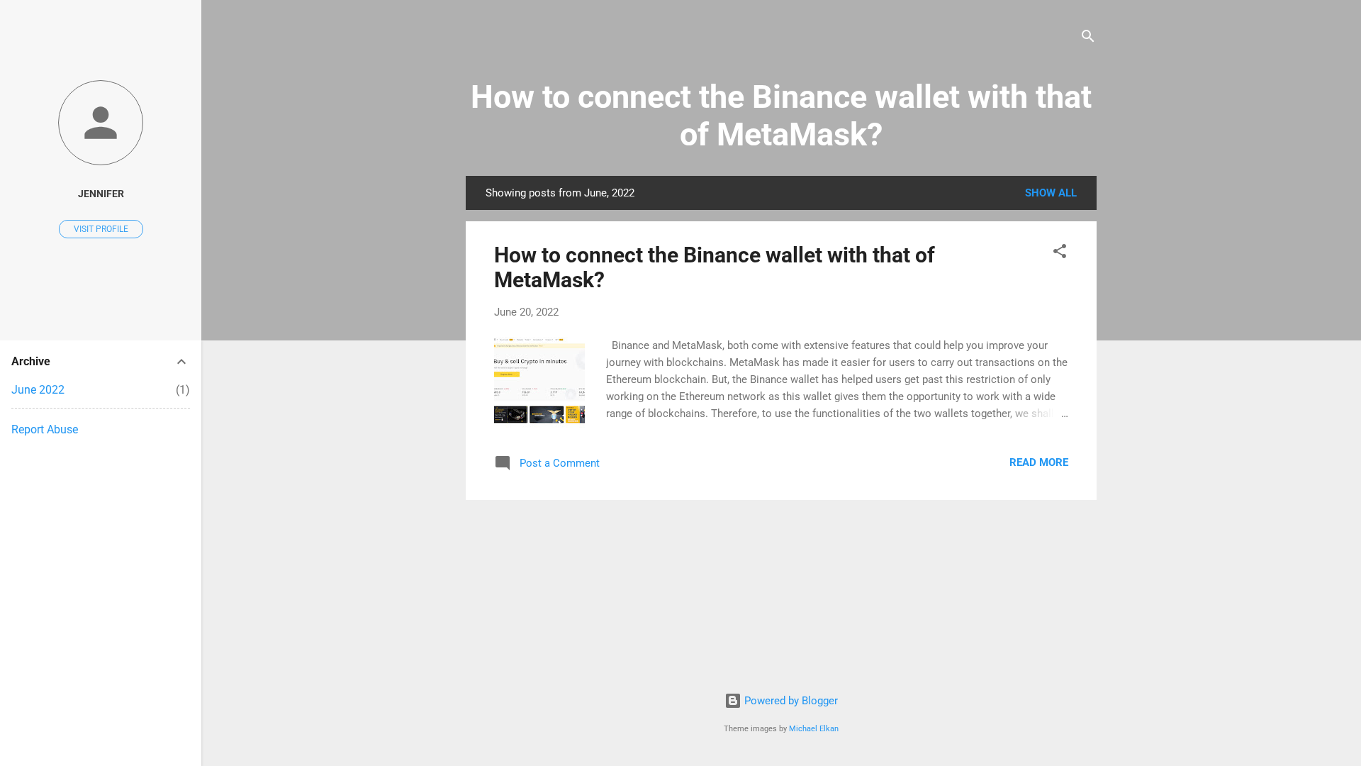 Screenshot of binancewallett.blogspot.com