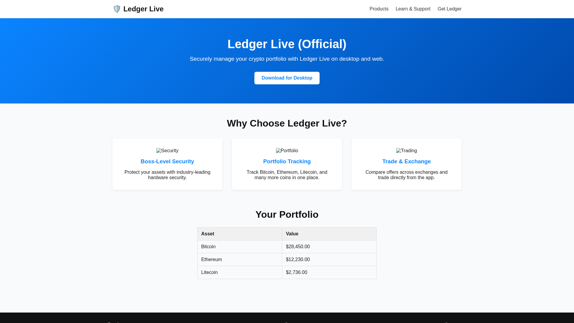 Screenshot of en-official-ledgerlive.pages.dev