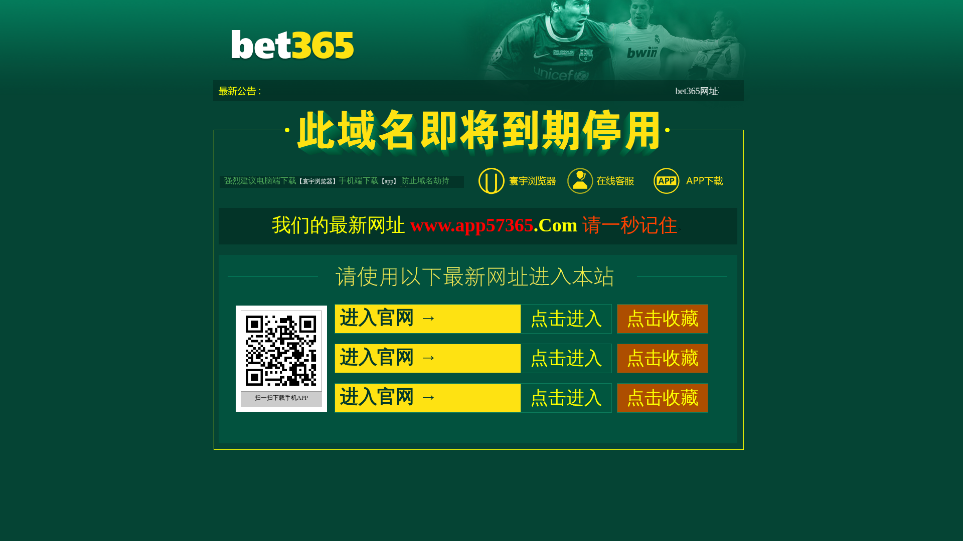 Screenshot of www57365.cc