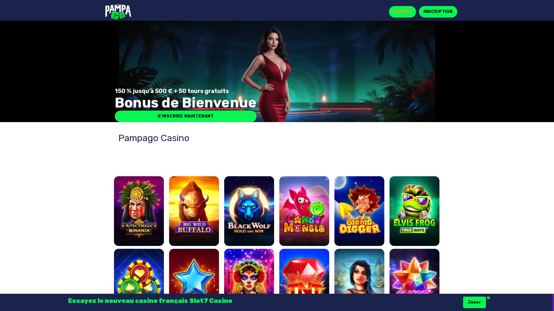 Screenshot of pampago-casino2.com
