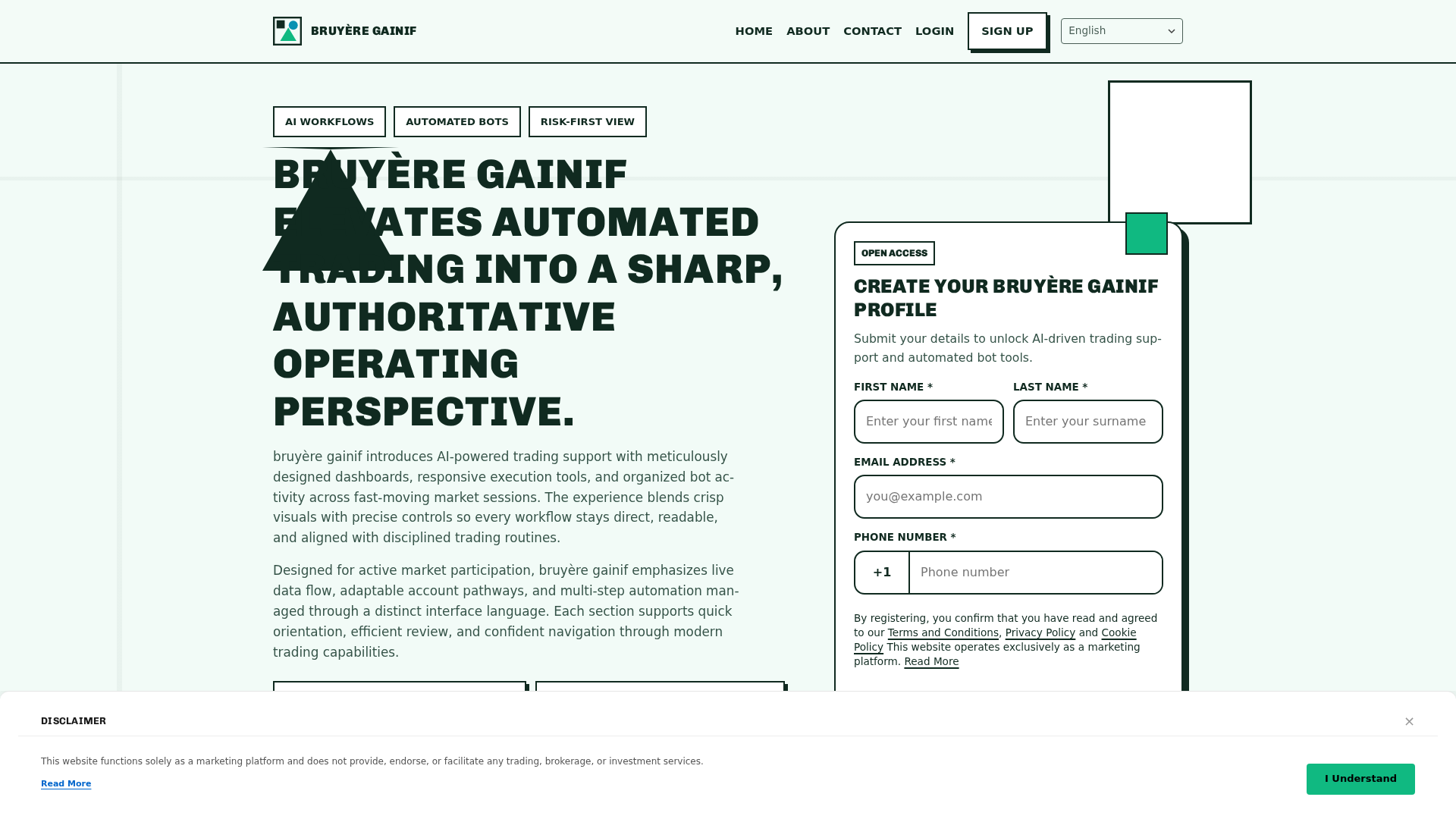 Screenshot of bruyeregainif.digital