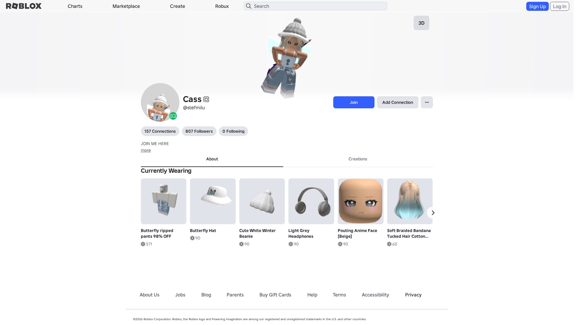 Screenshot of www.roblox.com.ml