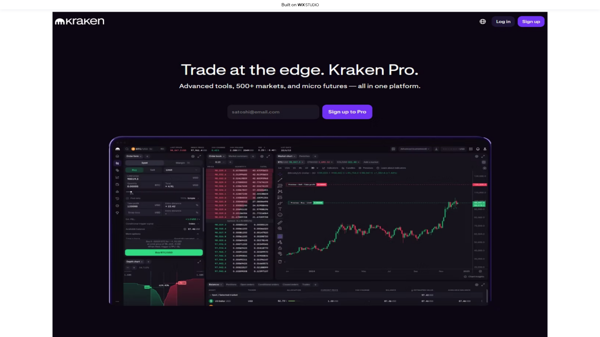 Screenshot of trade-krkanpros.wixstudio.com